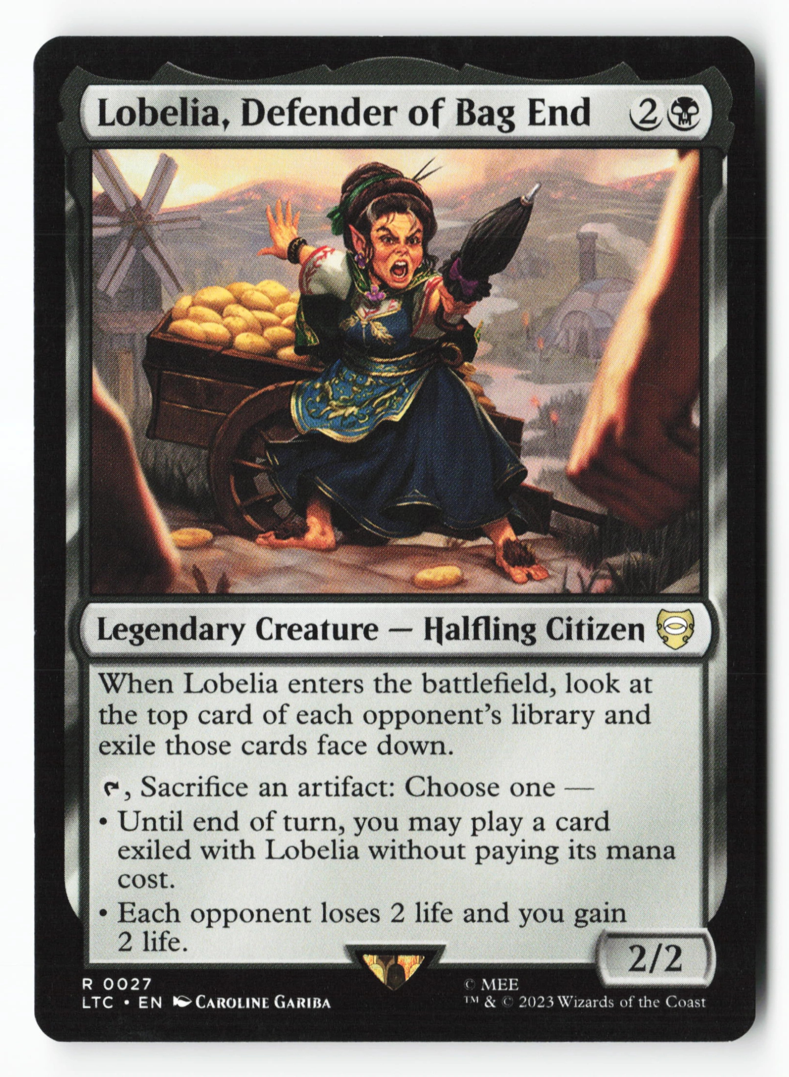 Lobelia, Defender of Bag End (LTC 027) — Voorkant