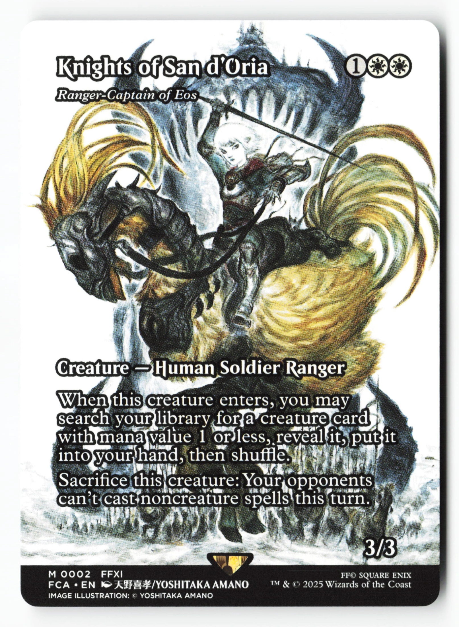 Ranger-Captain of Eos (FCA 002) — Voorkant
