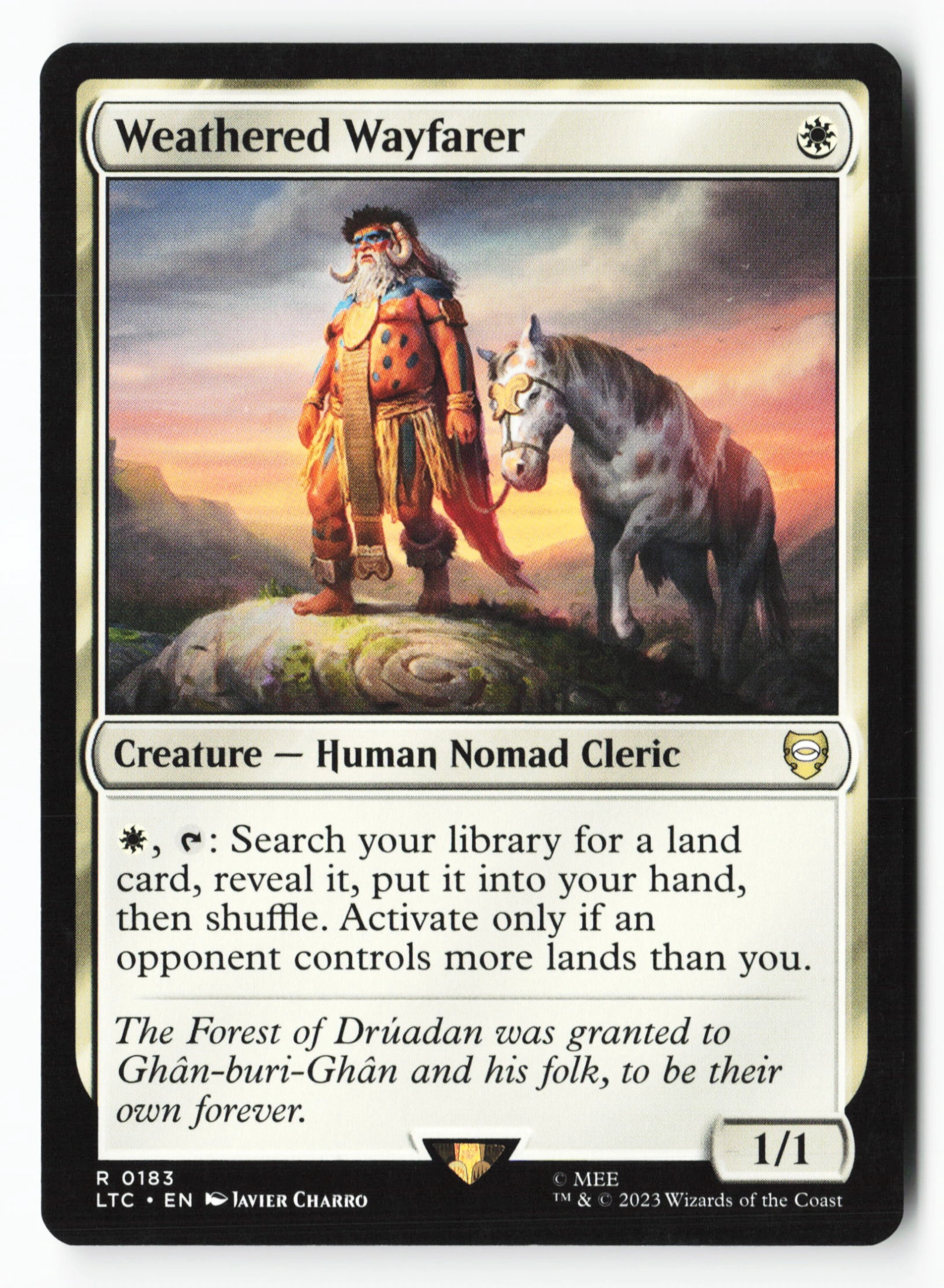 Weathered Wayfarer (LTC 183) — Voorkant