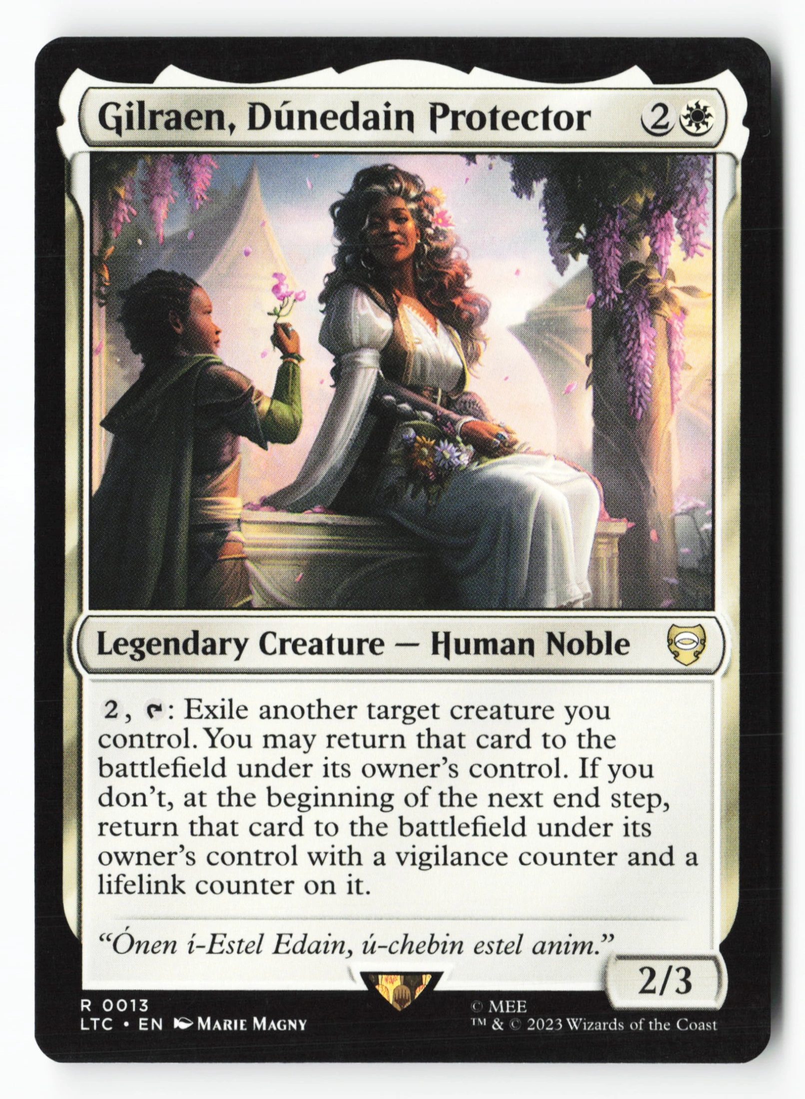 Gilraen, Dúnedain Protector (LTC 013) — Voorkant