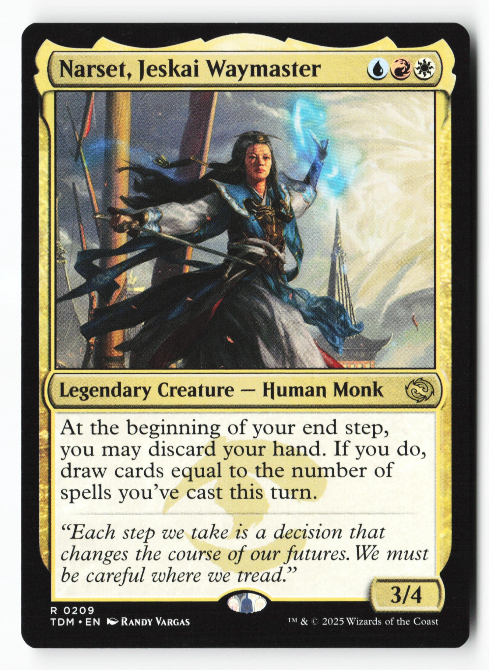 Narset, Jeskai Waymaster (TDM 209) — Voorkant