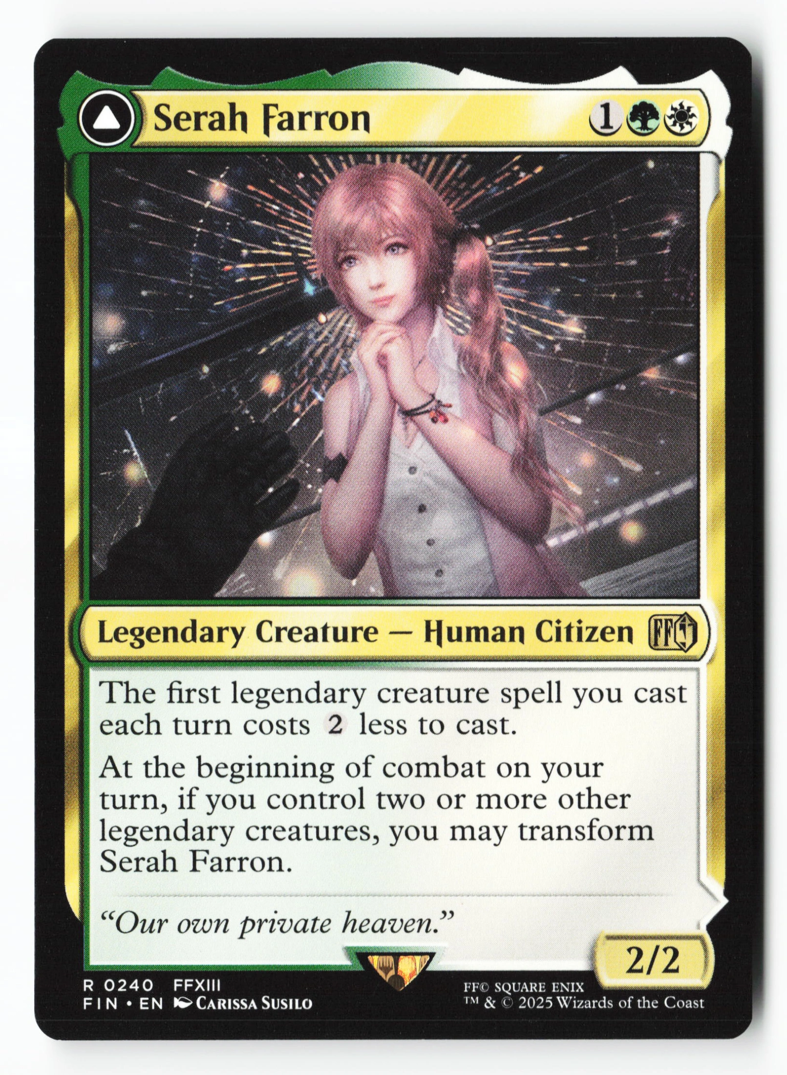 Serah Farron // Crystallized Serah (FIN 240) — Voorkant