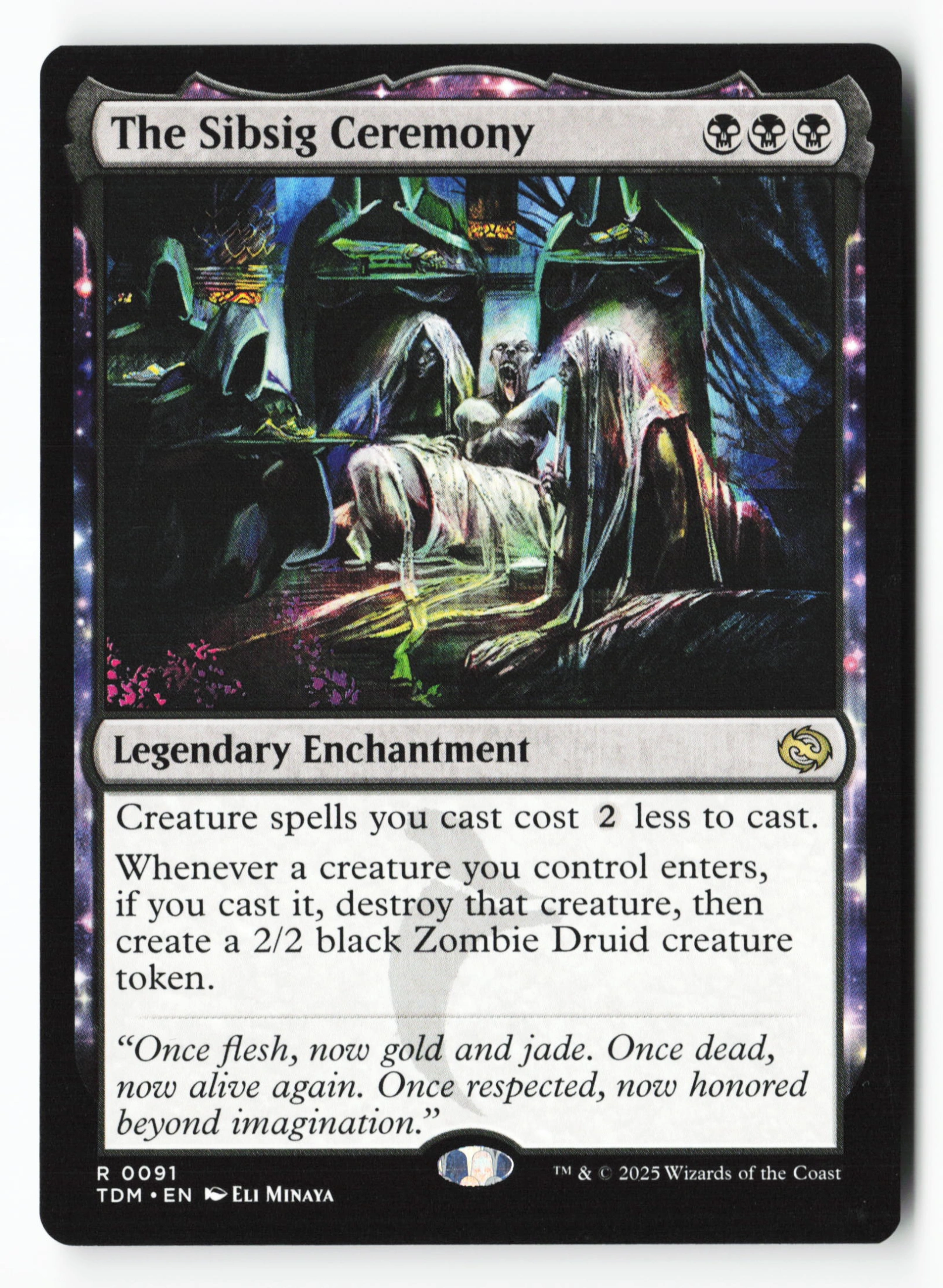 The Sibsig Ceremony (TDM 091) — Voorkant