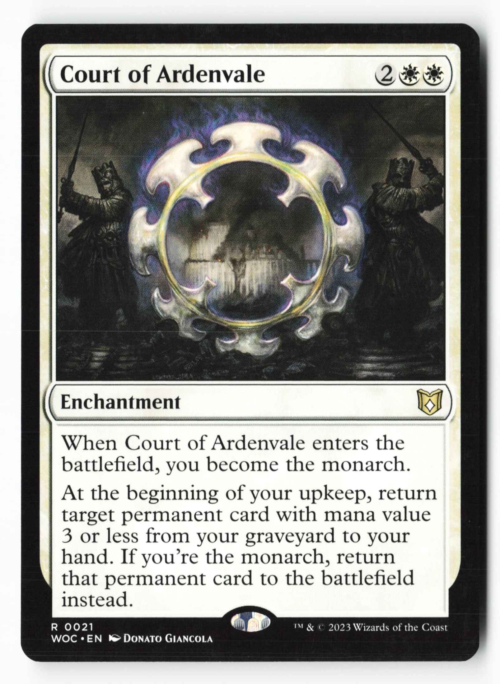 Court of Ardenvale (WOC 021) — Voorkant