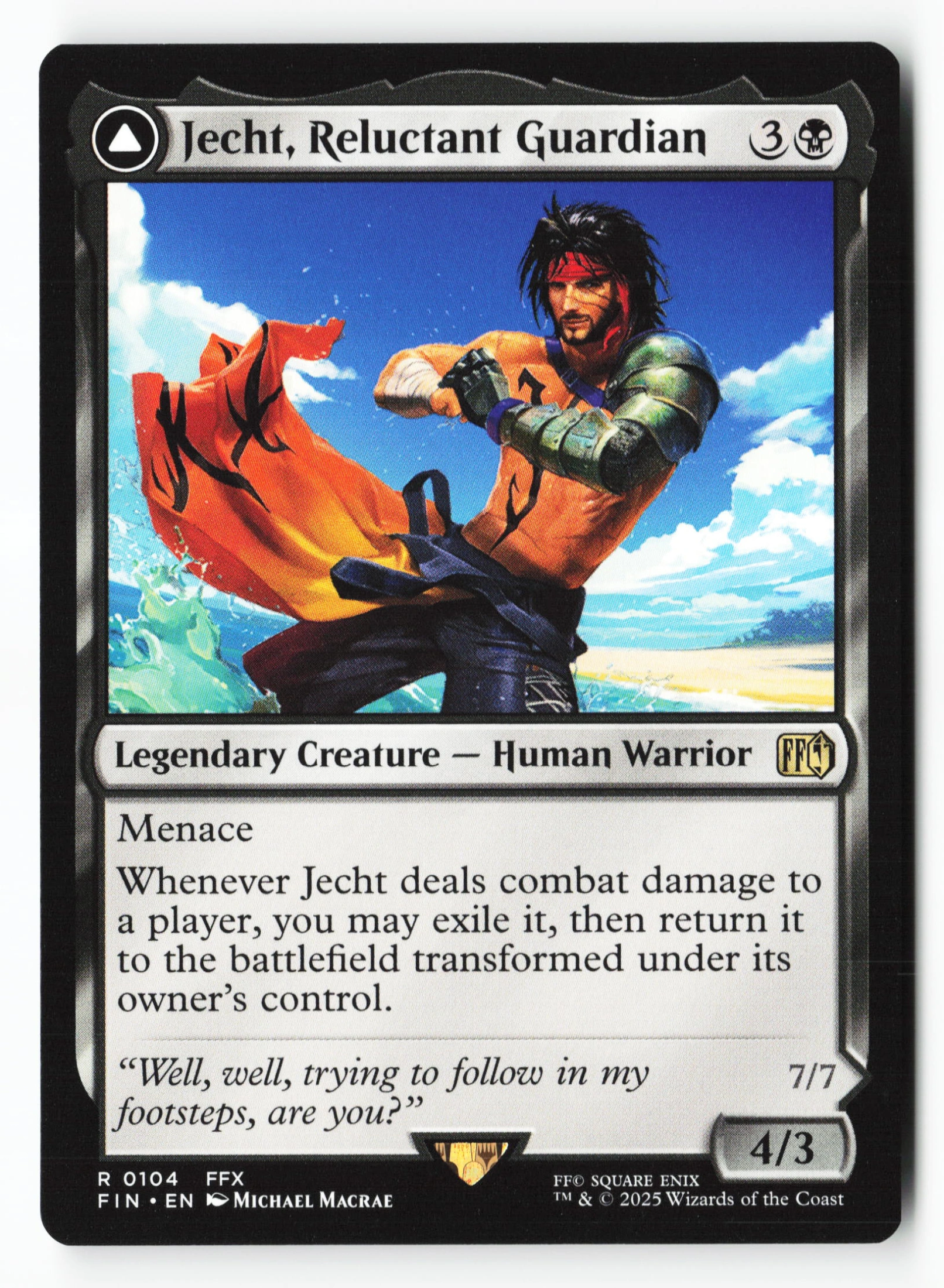 Jecht, Reluctant Guardian // Braska's Final Aeon (FIN 104) — Voorkant