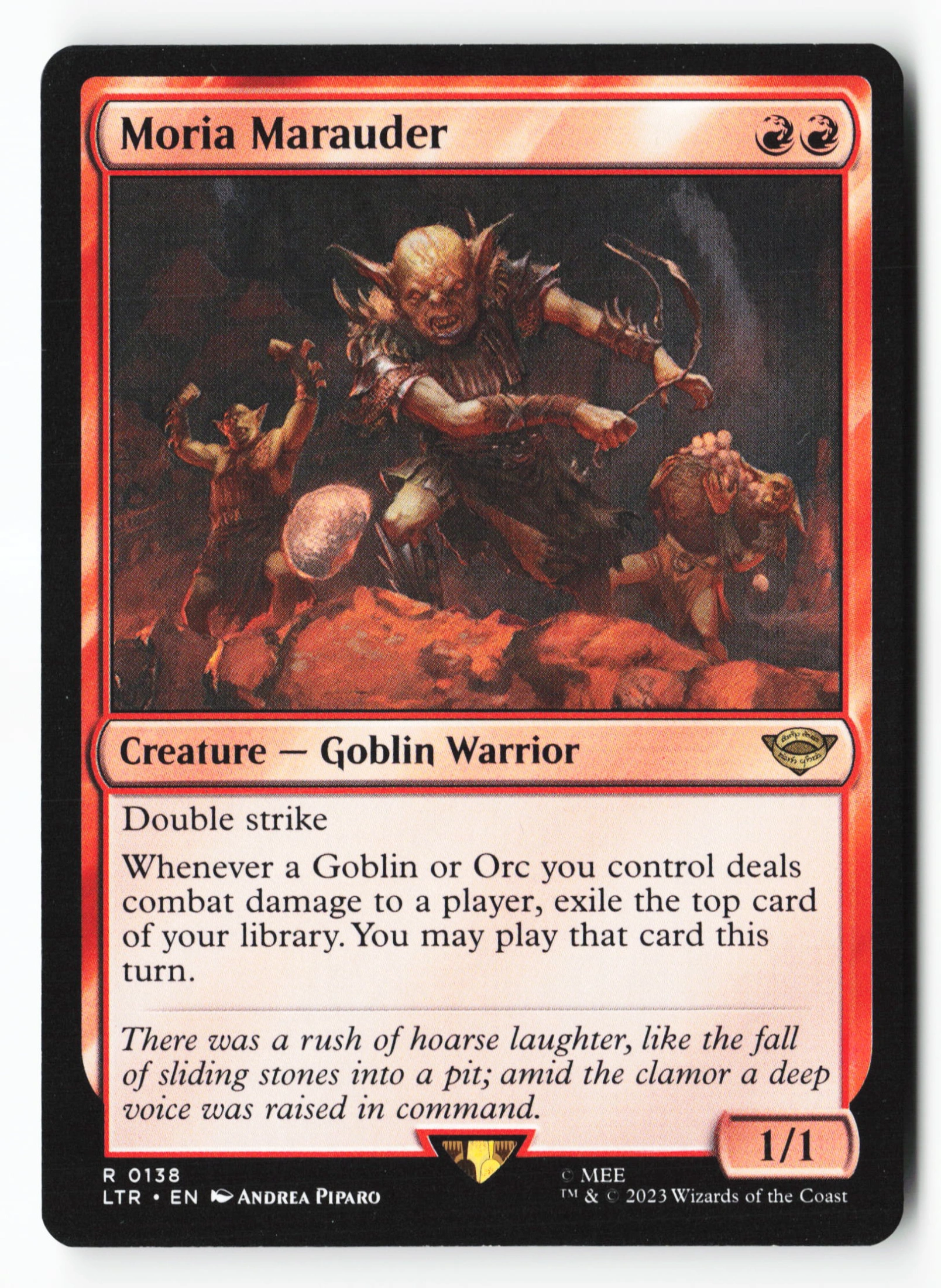 Moria Marauder (LTR 138) — Voorkant