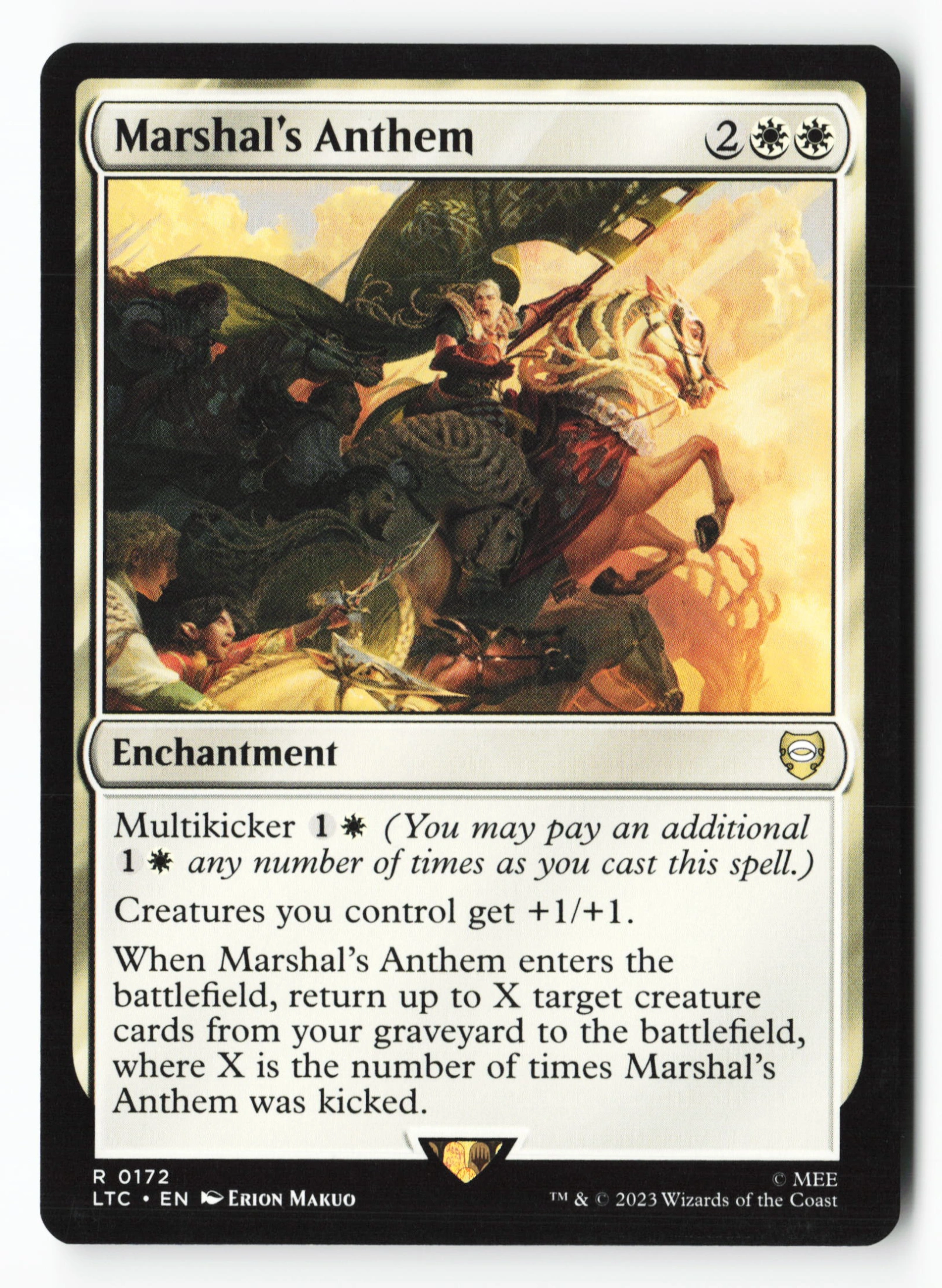 Marshal's Anthem (LTC 172) — Voorkant