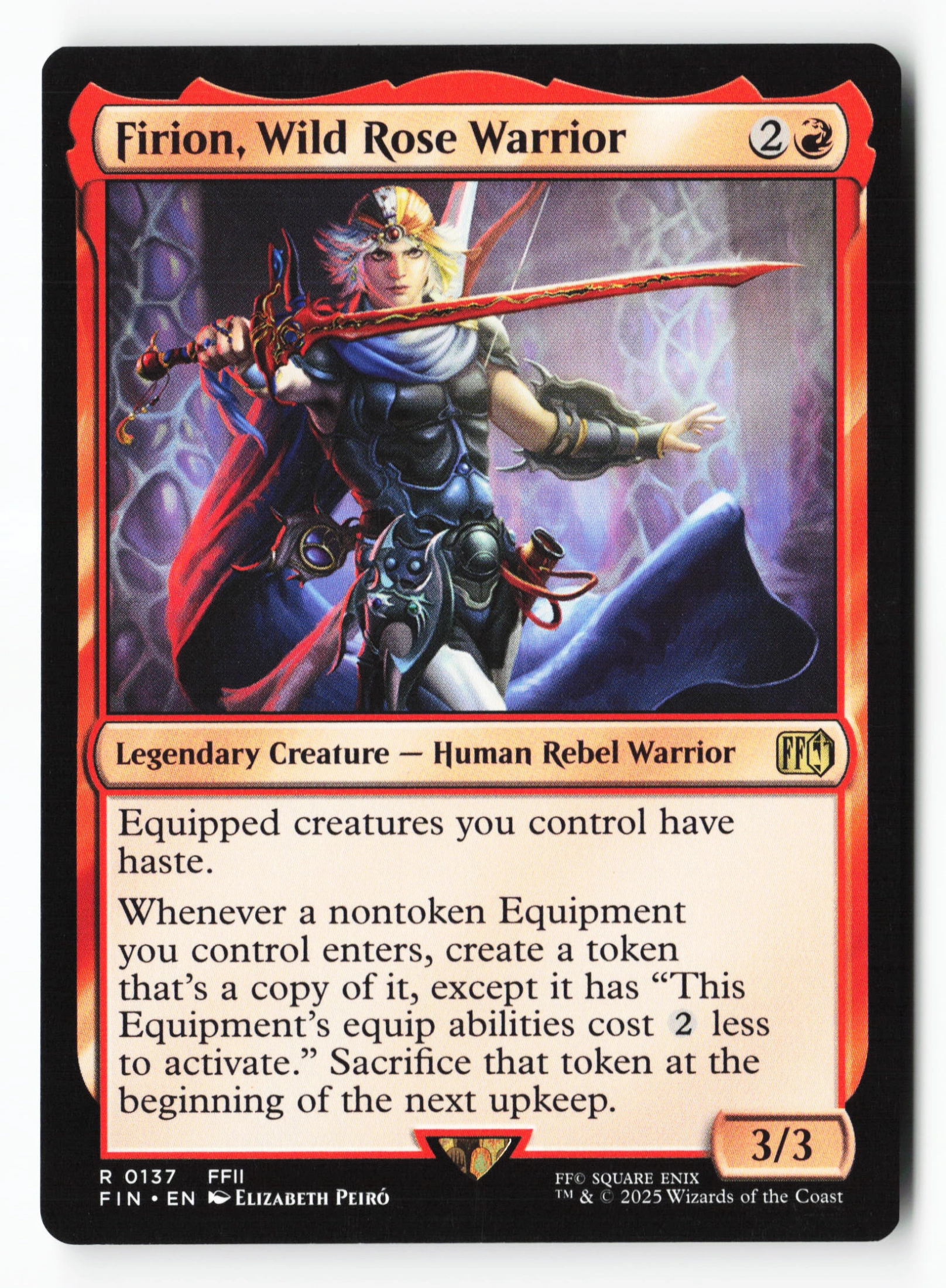 Firion, Wild Rose Warrior (FIN 137) — Voorkant