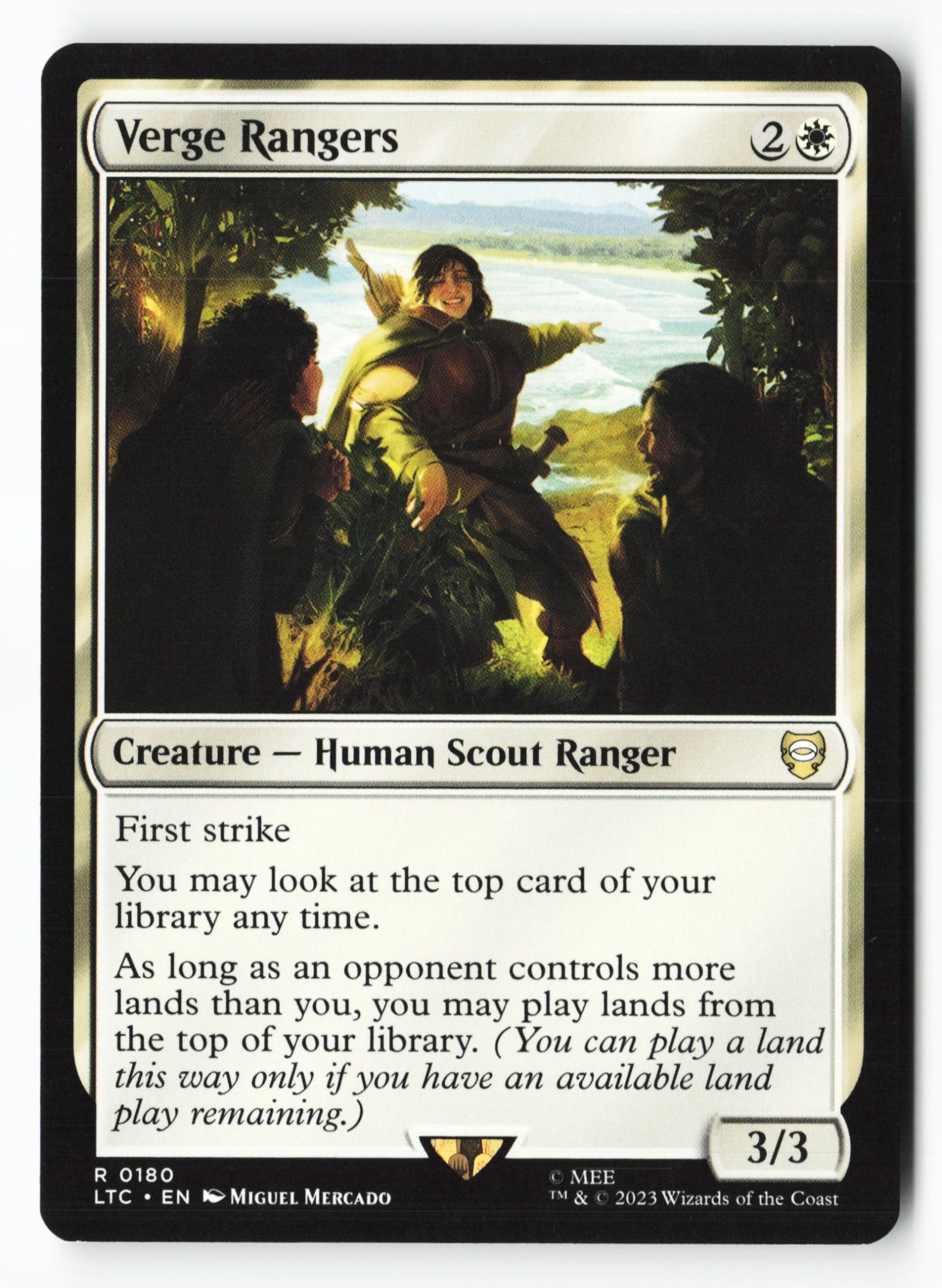 Verge Rangers (LTC 180) — Voorkant