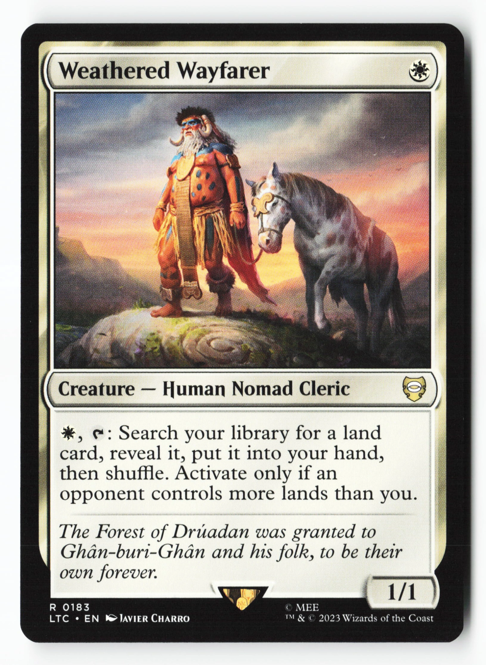 Weathered Wayfarer (LTC 183) — Voorkant