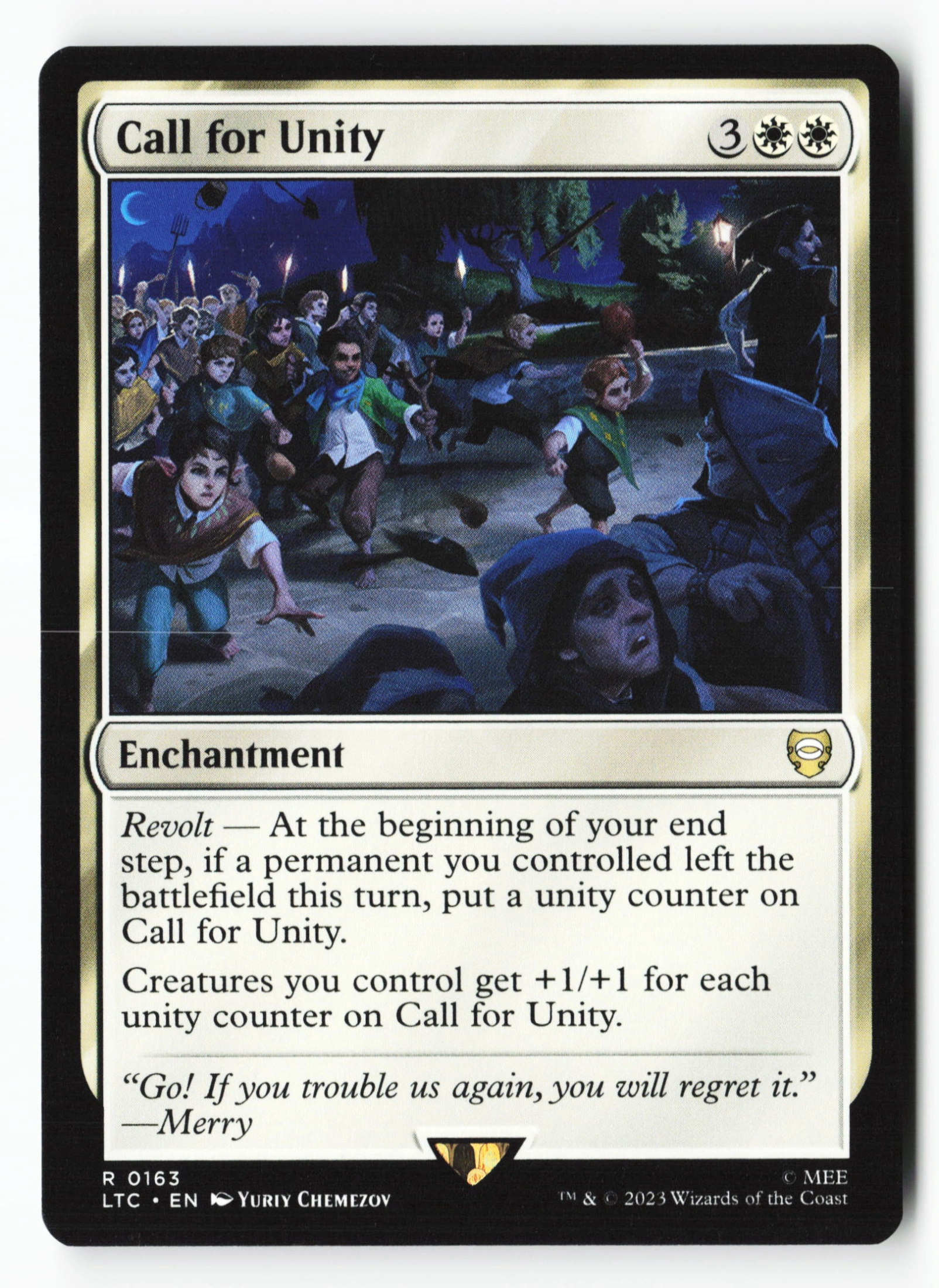 Call for Unity (LTC 163) — Voorkant