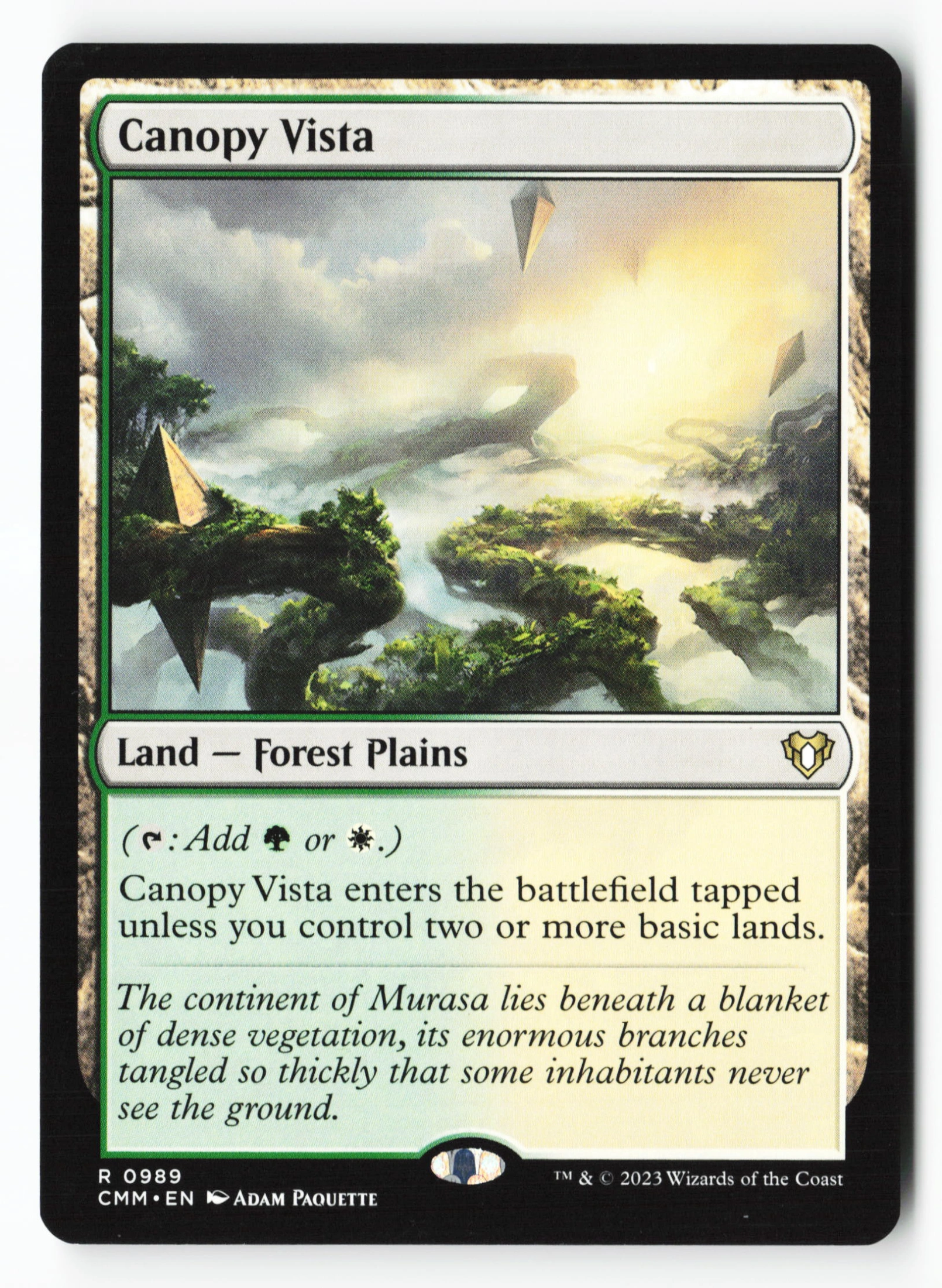 Canopy Vista (CMM 989) — Voorkant