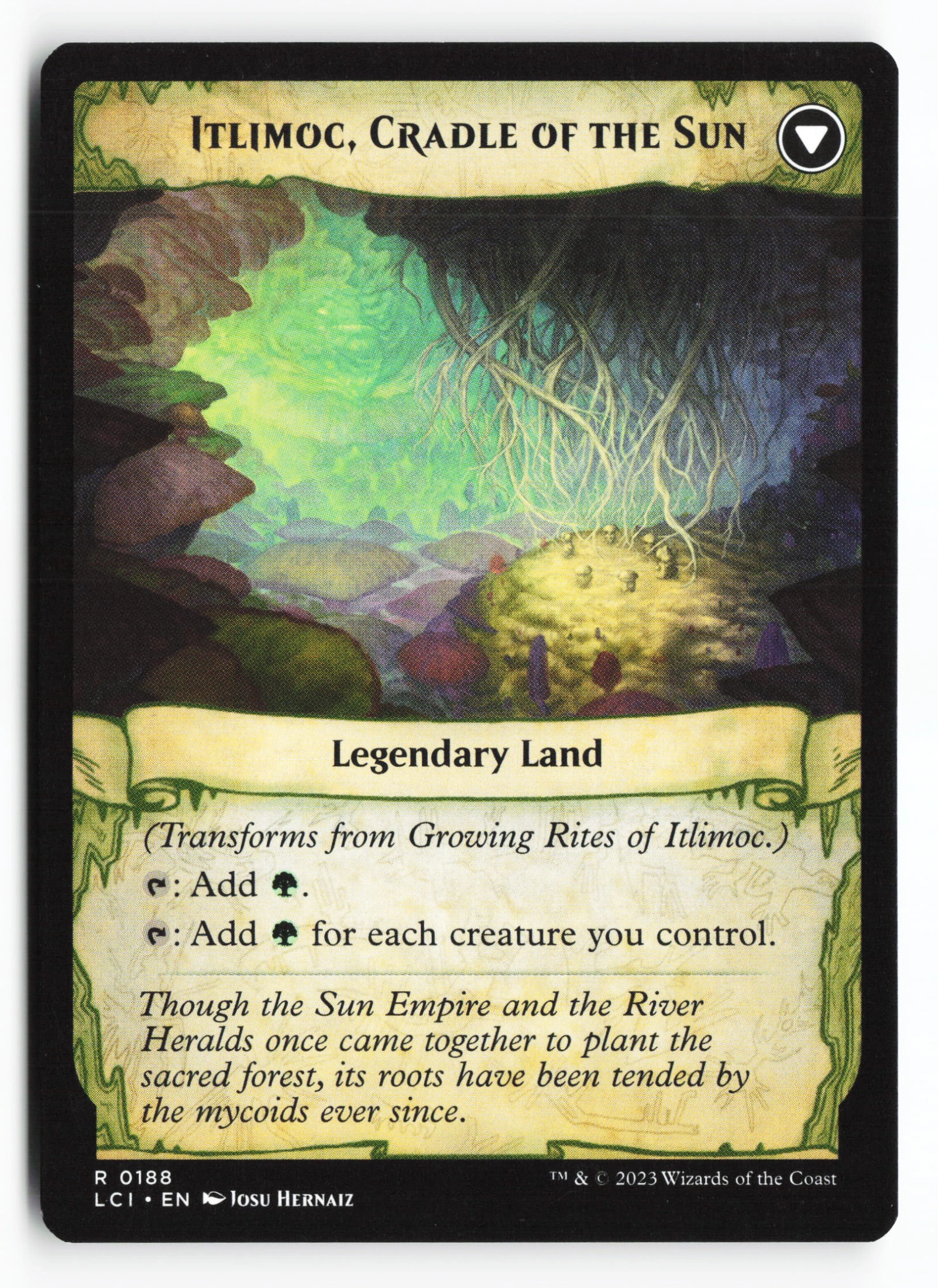 Growing Rites of Itlimoc // Itlimoc, Cradle of the Sun (LCI 188) — Achterkant