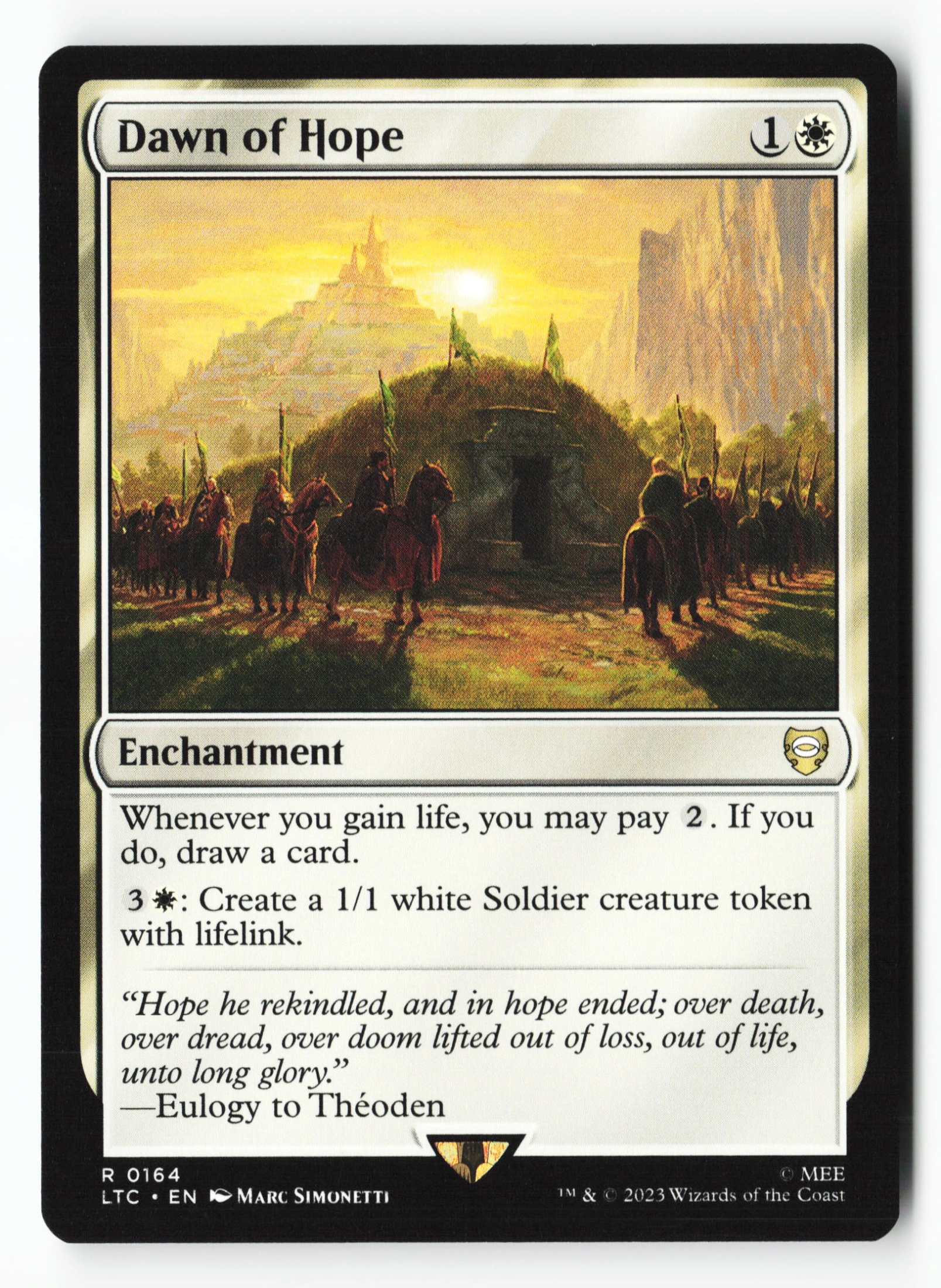 Dawn of Hope (LTC 164) — Voorkant