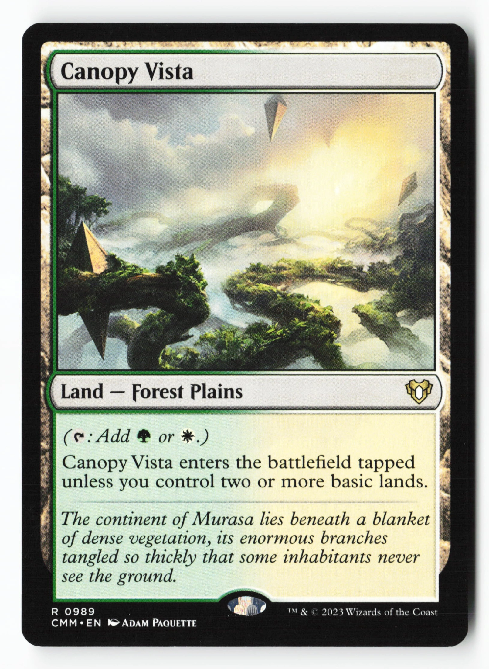 Canopy Vista (CMM 989) — Voorkant