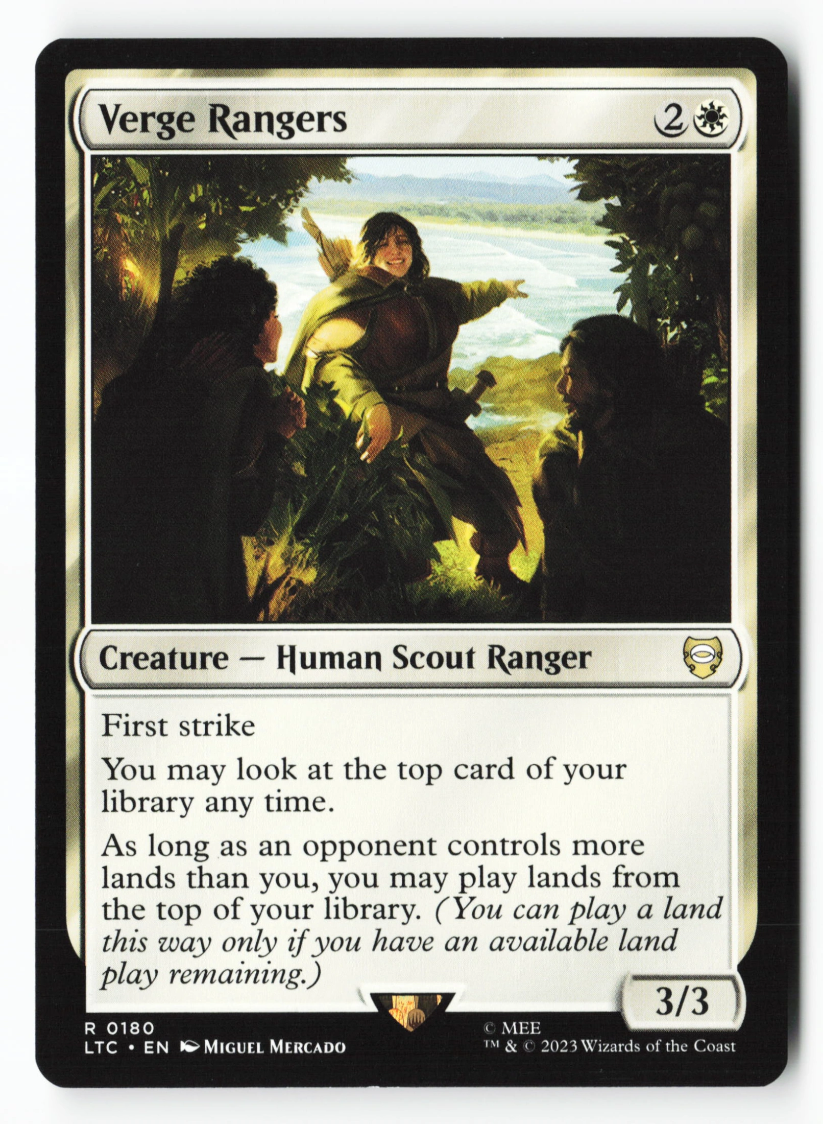 Verge Rangers (LTC 180) — Voorkant