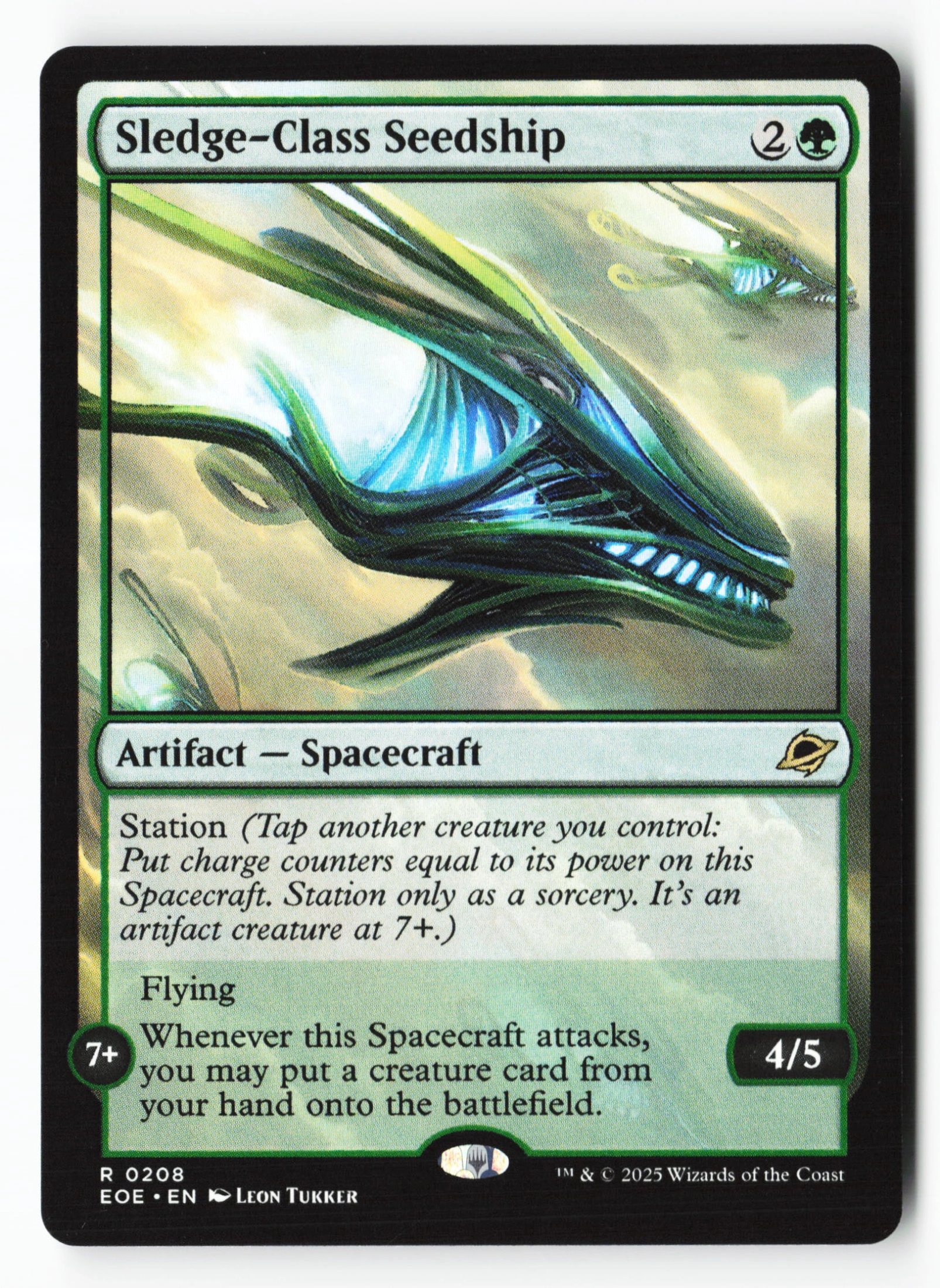 Sledge-Class Seedship (EOE 208) — Voorkant
