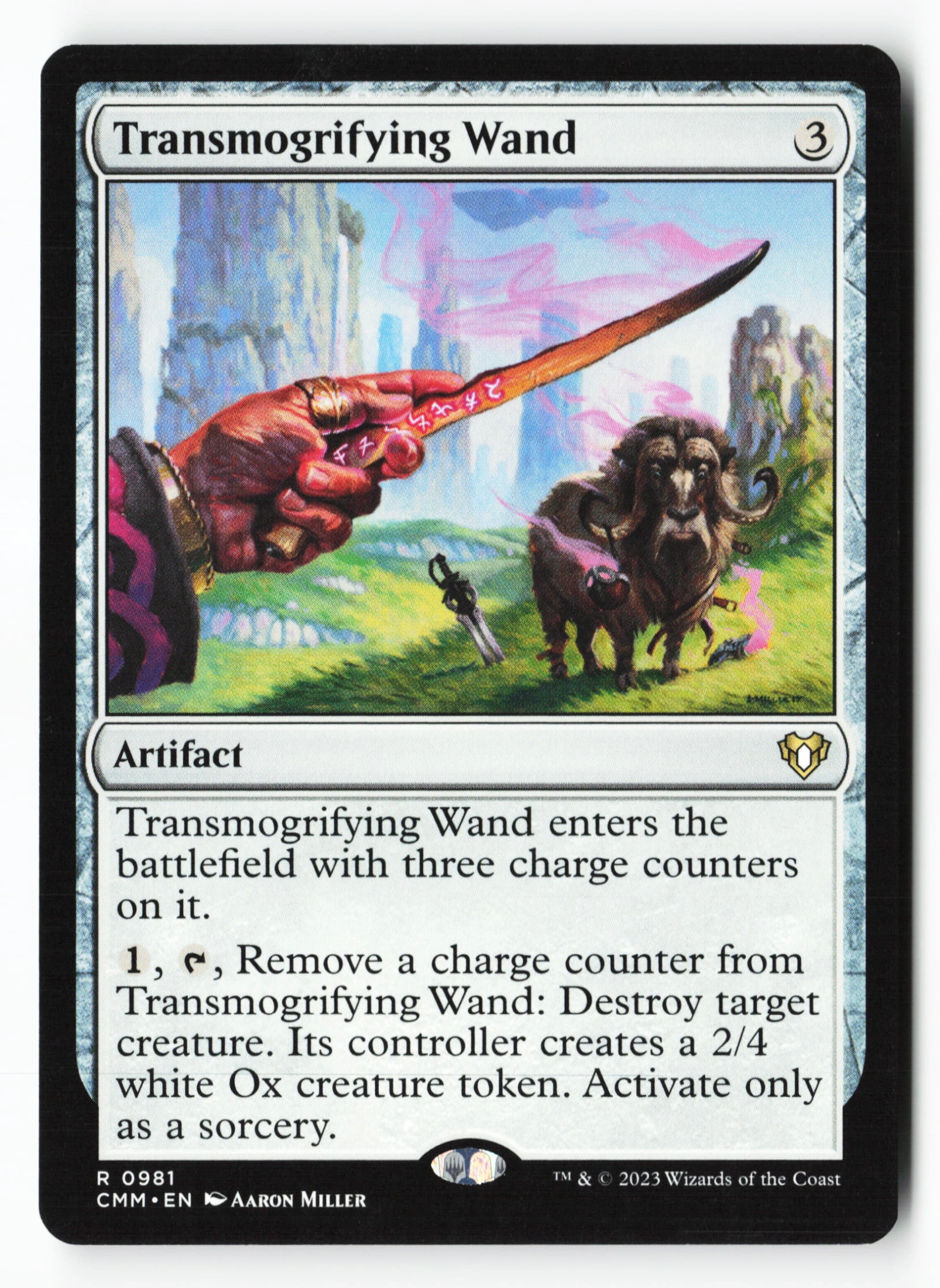 Transmogrifying Wand (CMM 981) — Voorkant