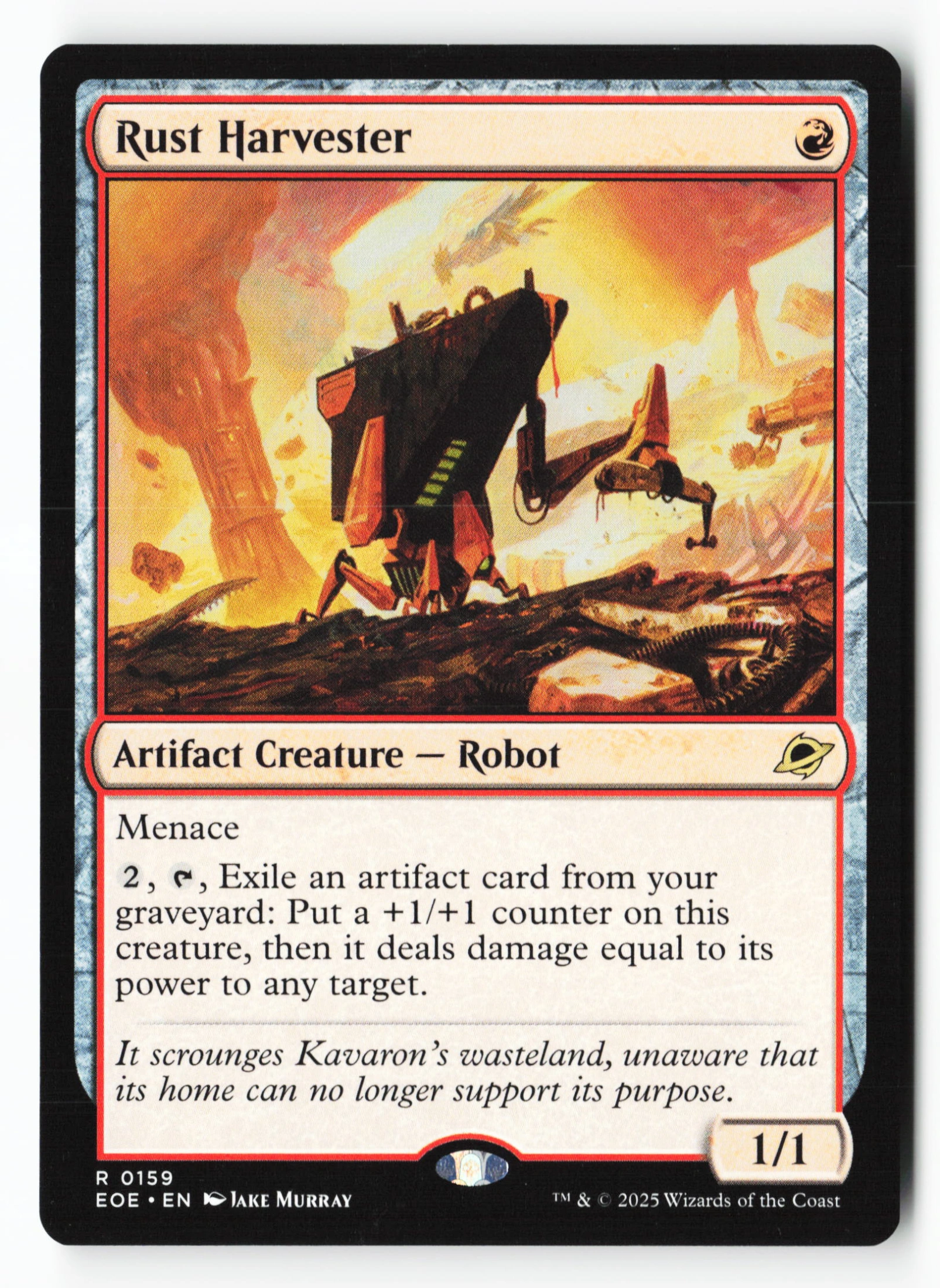 Rust Harvester (EOE 159) — Voorkant