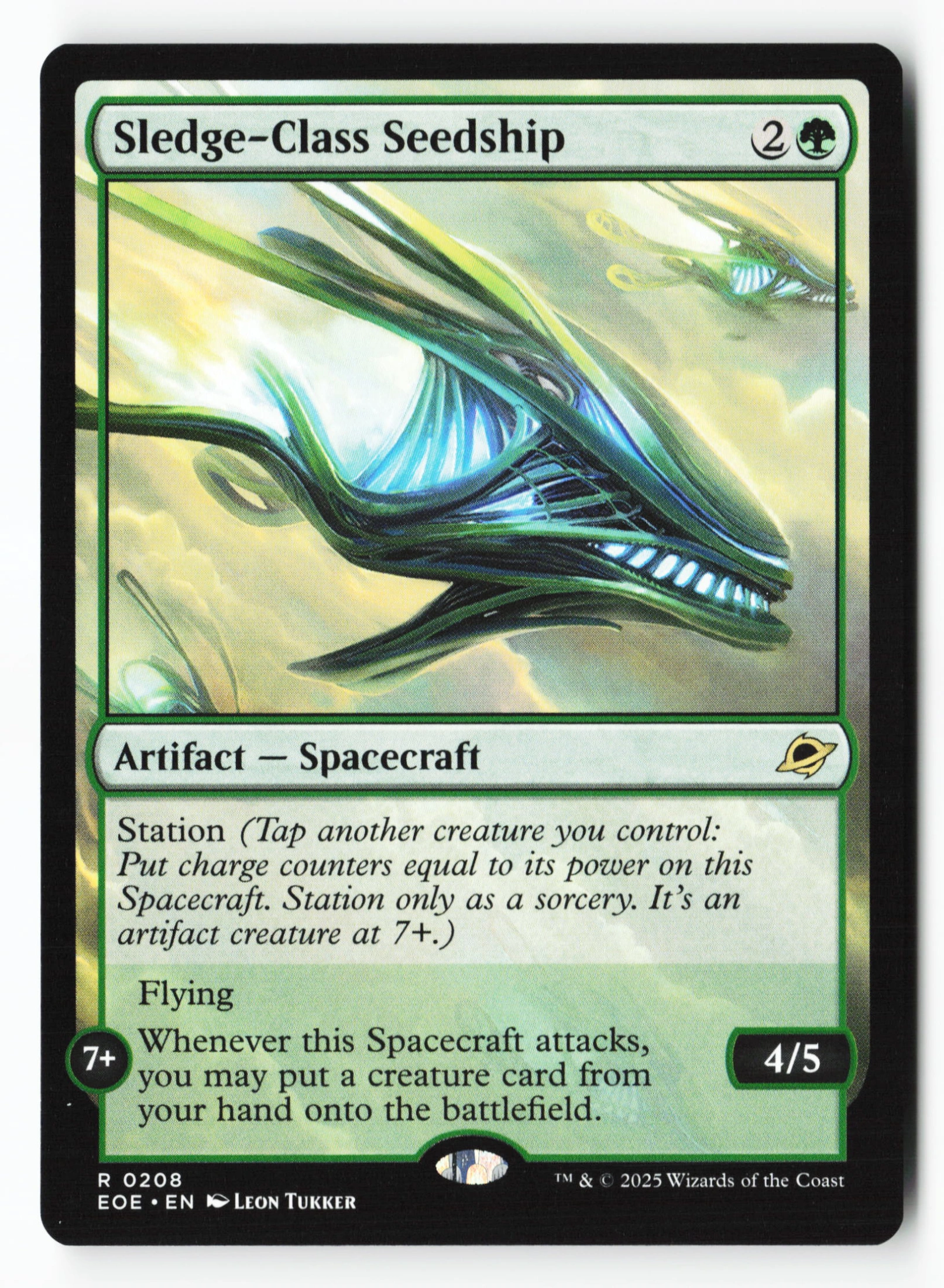 Sledge-Class Seedship (EOE 208) — Voorkant