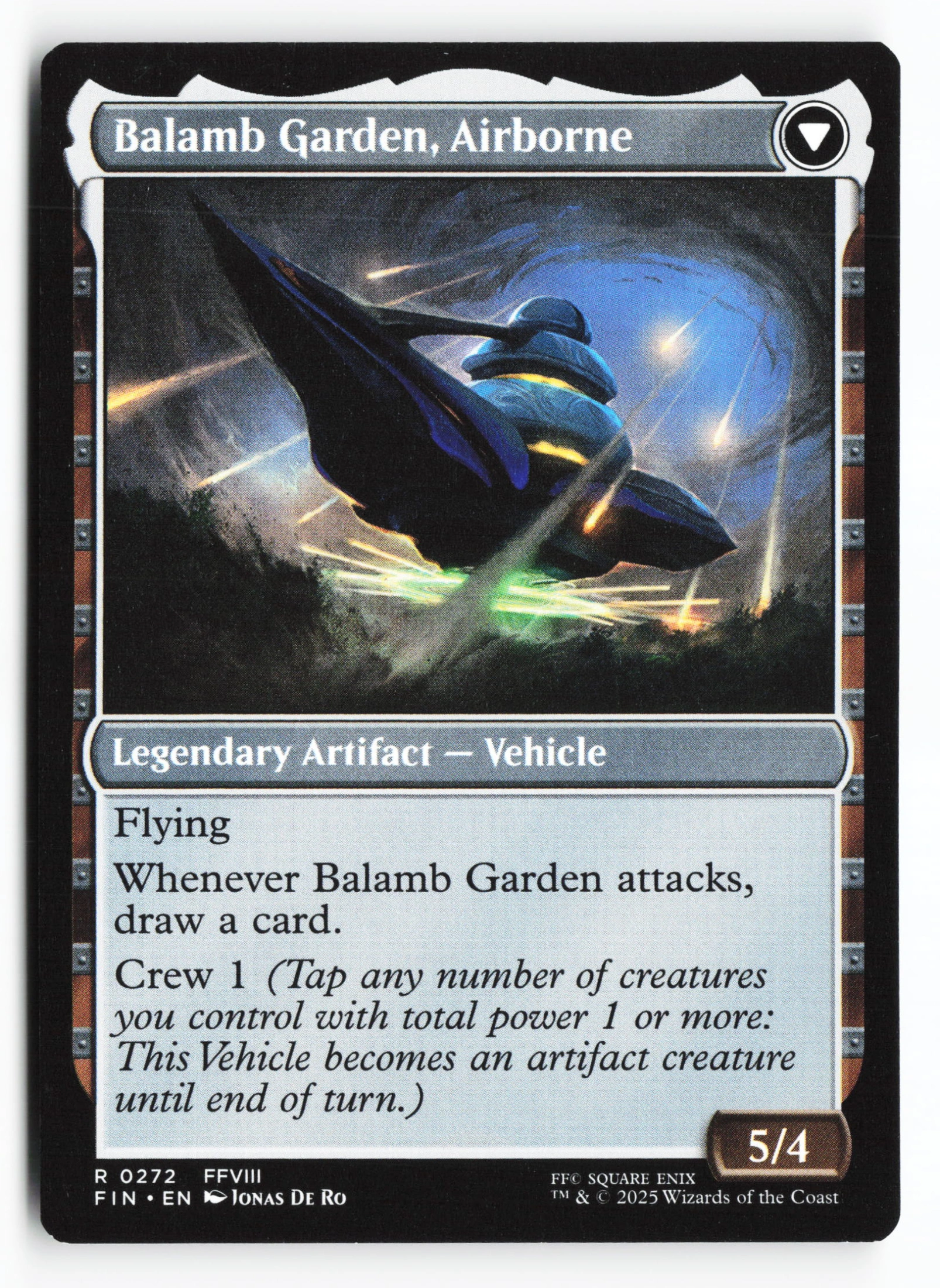 Balamb Garden, SeeD Academy // Balamb Garden, Airborne (FIN 272) — Achterkant