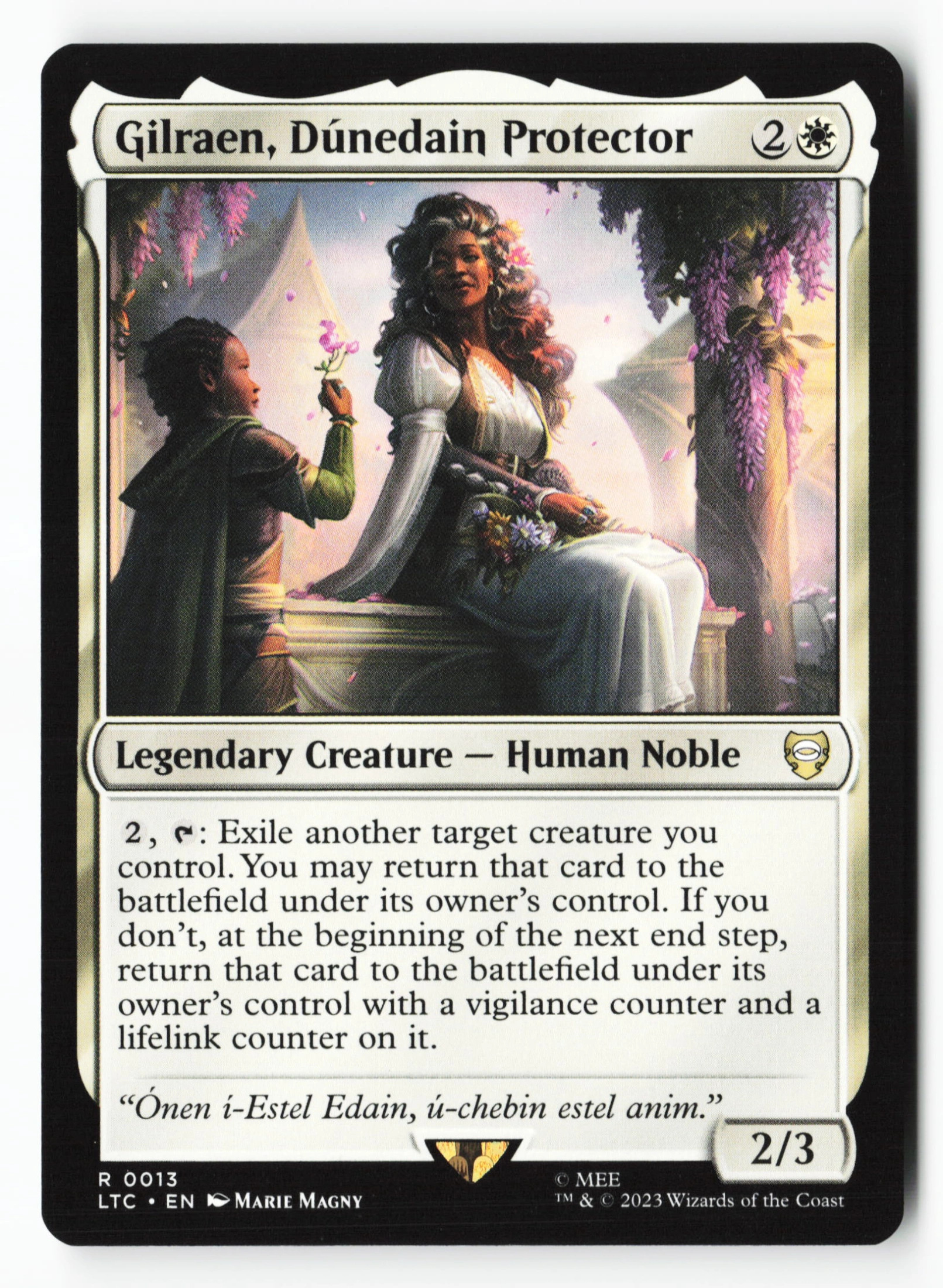 Gilraen, Dúnedain Protector (LTC 013) — Voorkant
