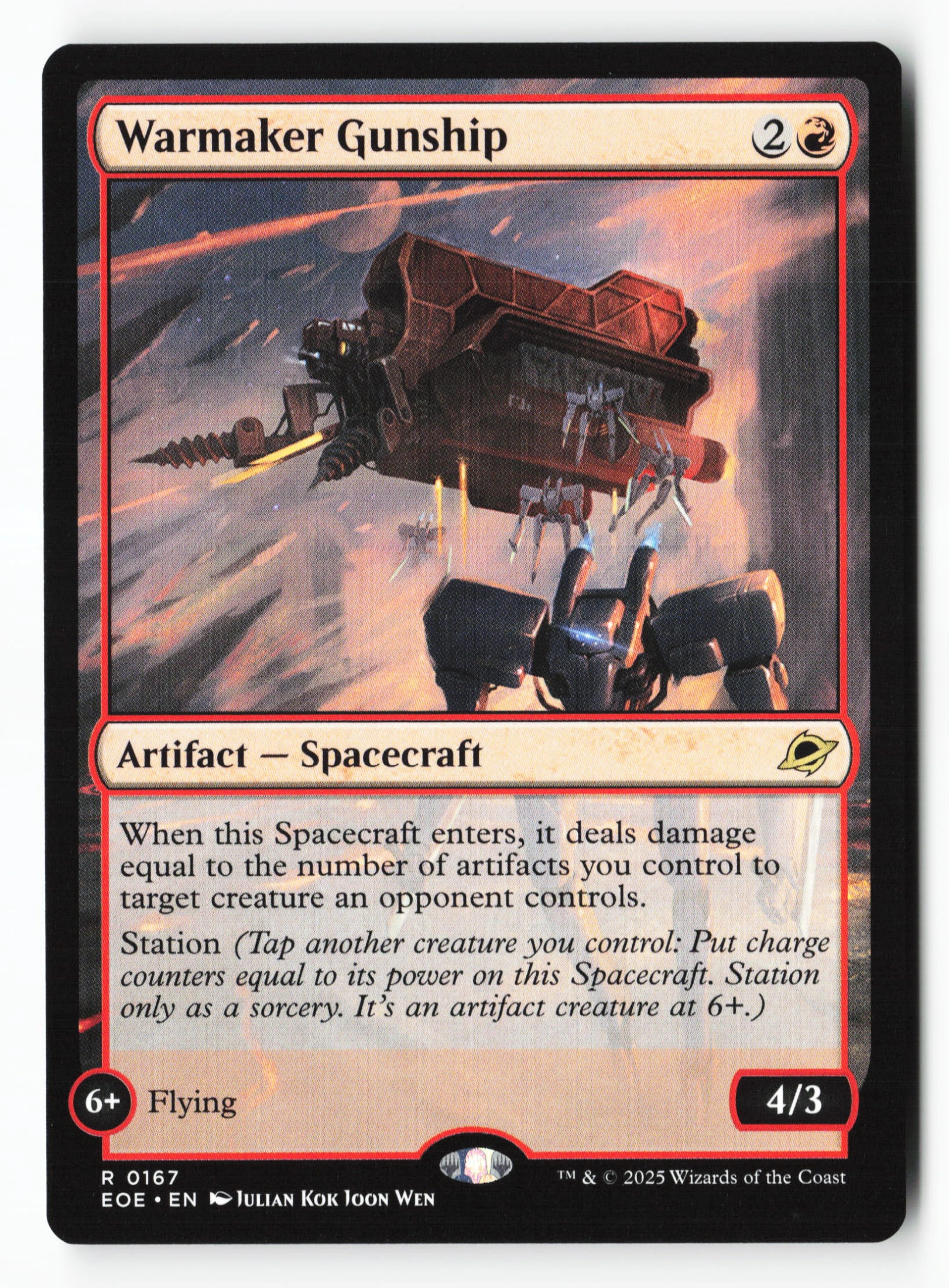 Warmaker Gunship (EOE 167) — Voorkant
