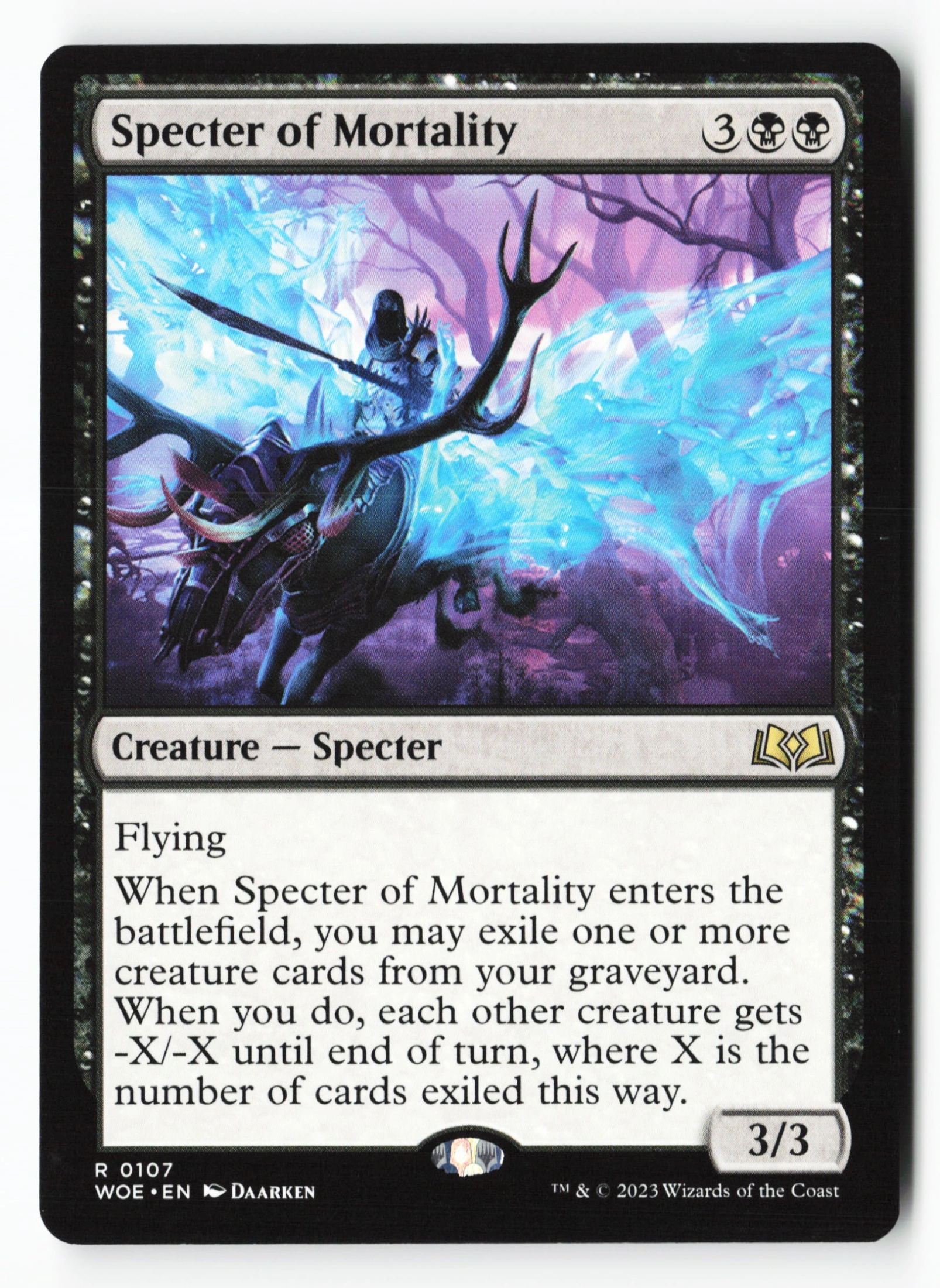 Specter of Mortality (WOE 107) — Voorkant