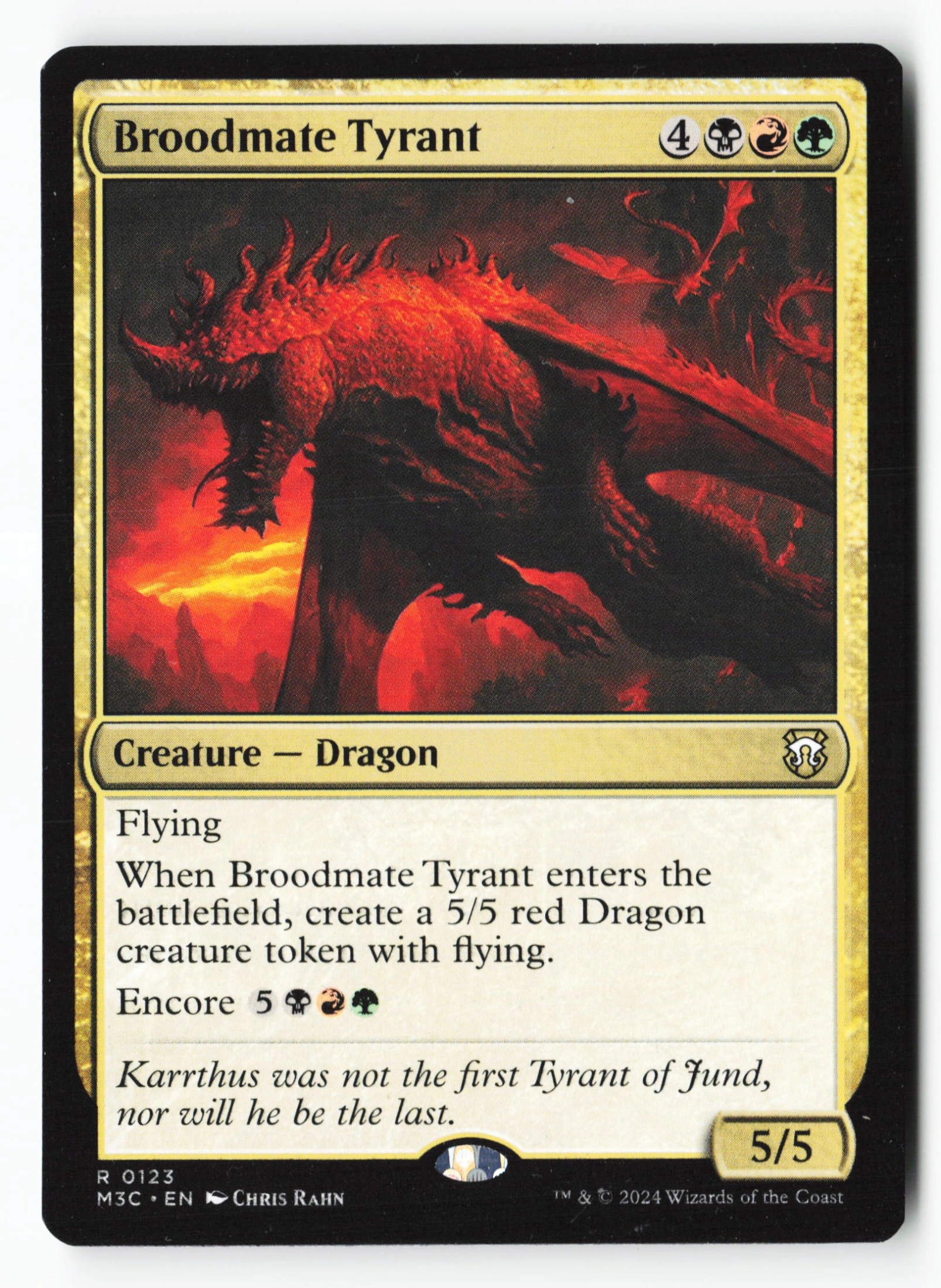 Broodmate Tyrant (M3C 123) — Voorkant