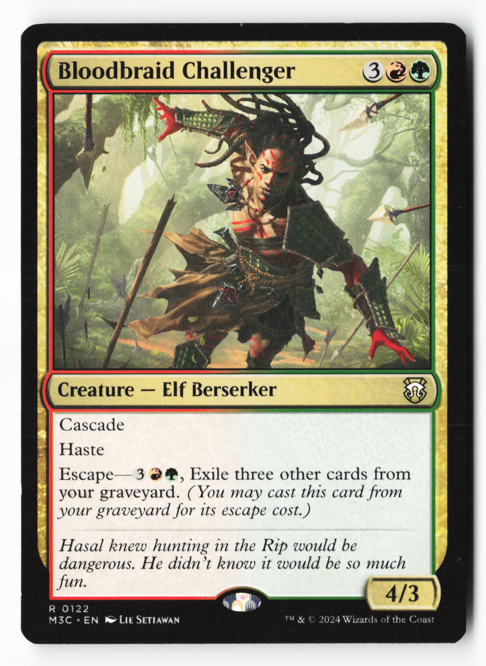 Bloodbraid Challenger (M3C 122) — Voorkant