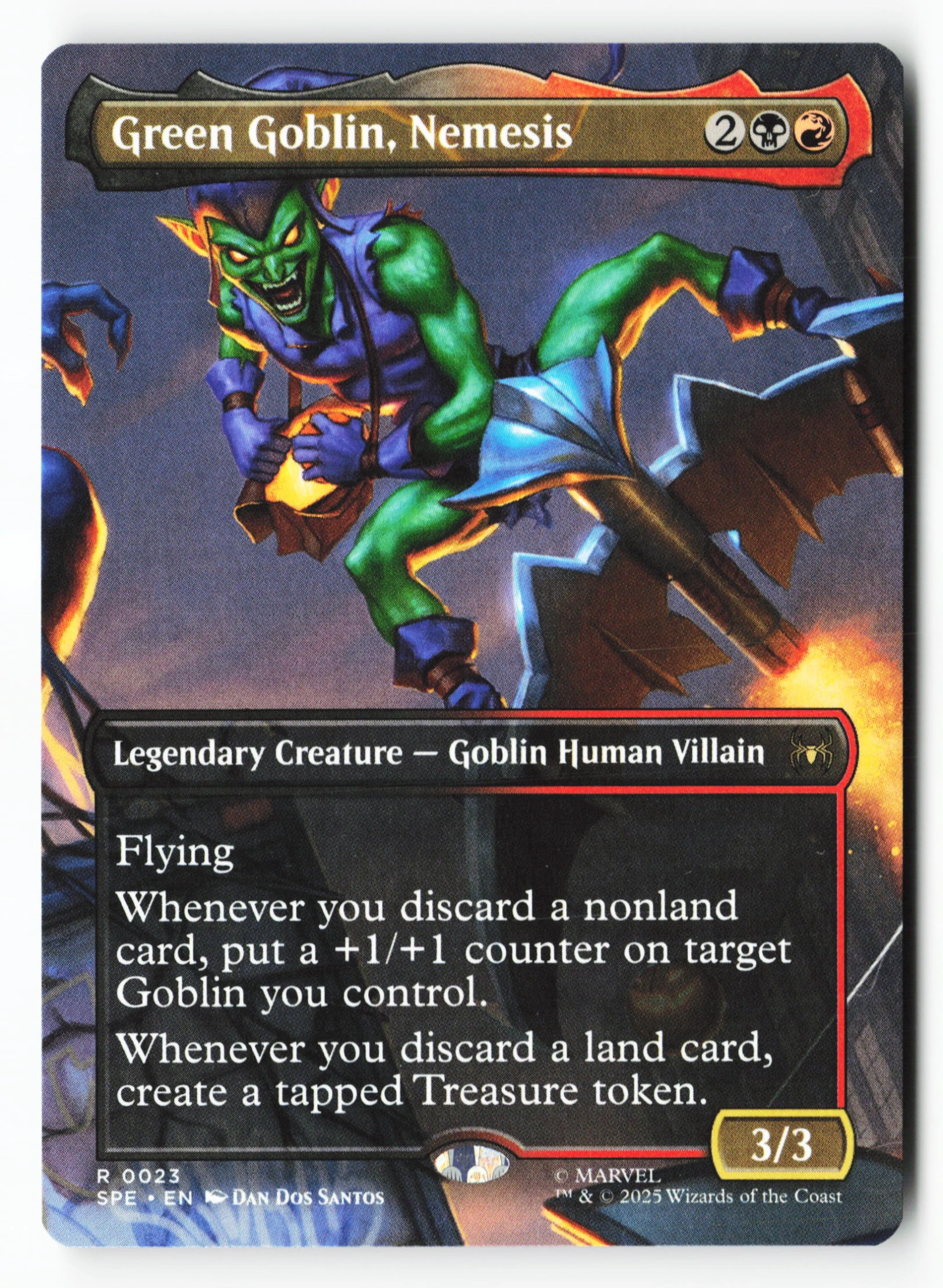 Green Goblin, Nemesis (SPE 023) — Voorkant
