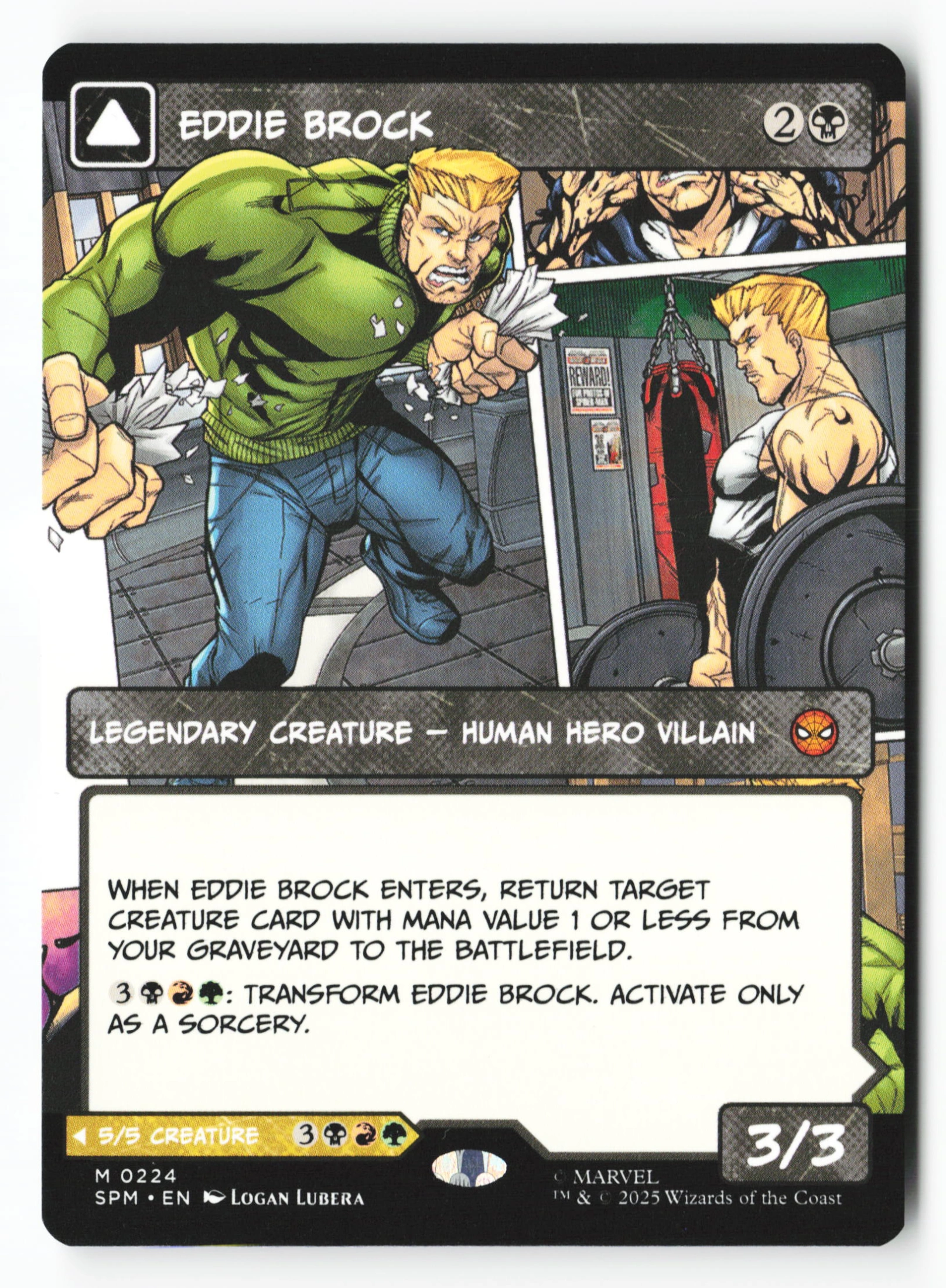 Eddie Brock // Venom, Lethal Protector (SPM 224) — Voorkant