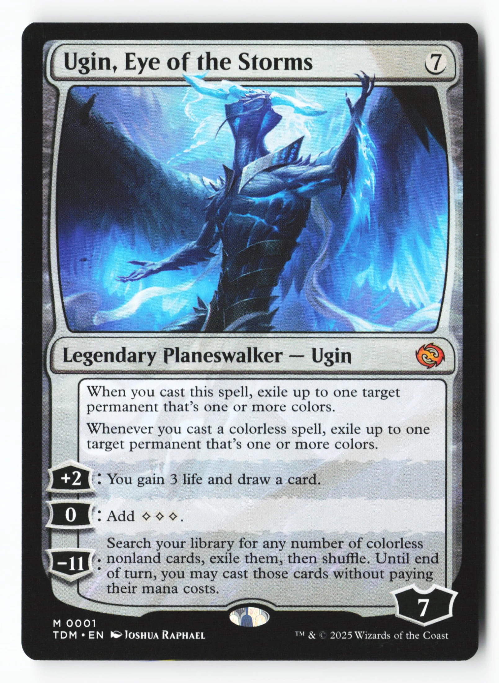 Ugin, Eye of the Storms (TDM 001) — Voorkant
