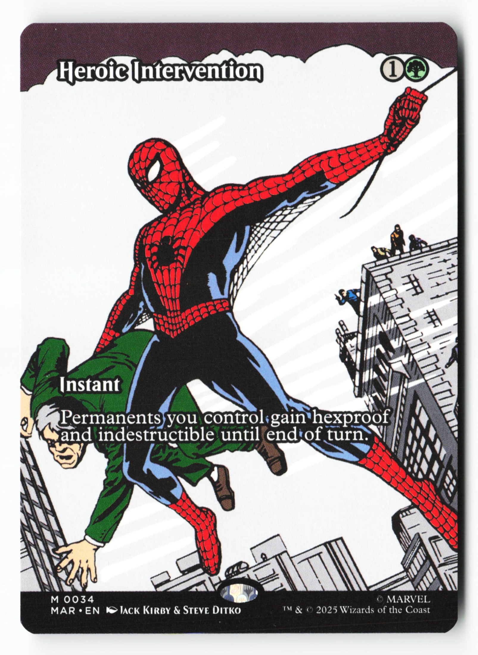 Heroic Intervention (MAR 034) — Voorkant