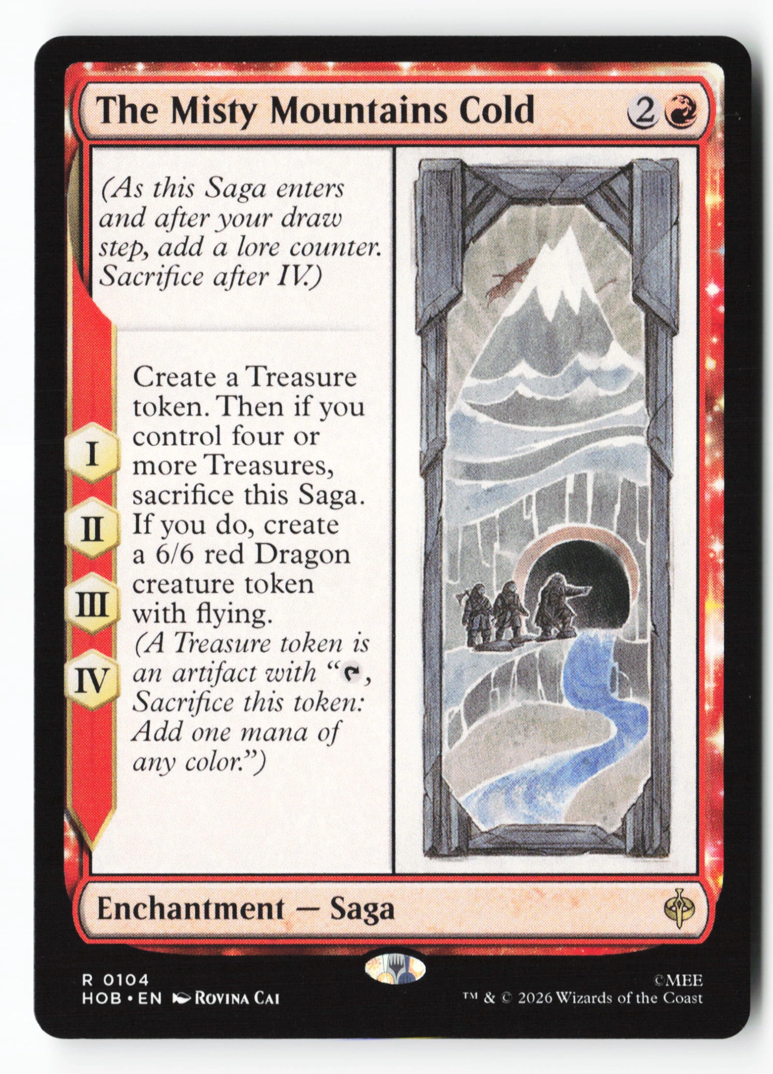 The Misty Mountains Cold (HOB 104) — Voorkant