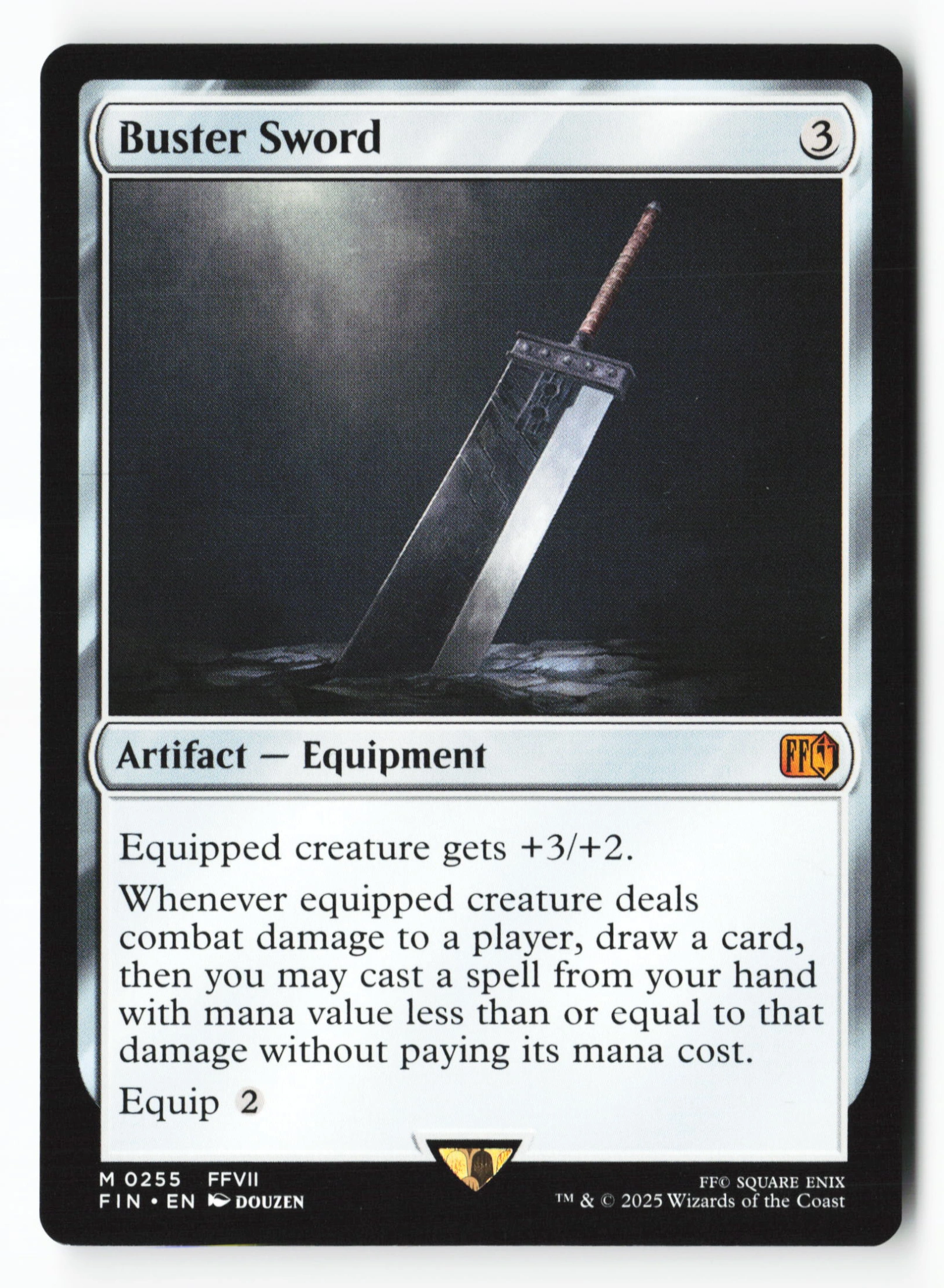 Buster Sword (FIN 255) — Voorkant