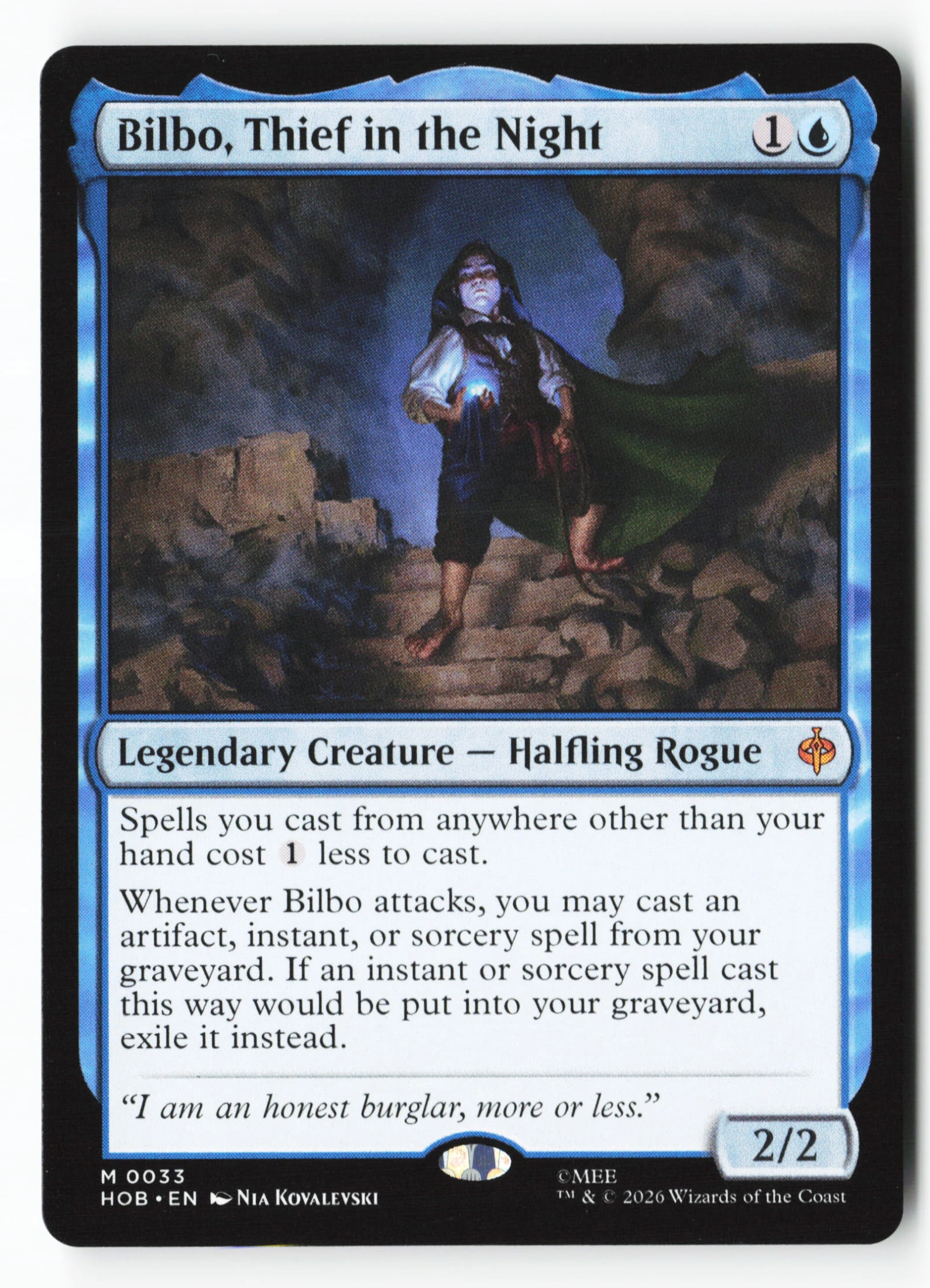 Bilbo, Thief in the Night (HOB 033) — Voorkant