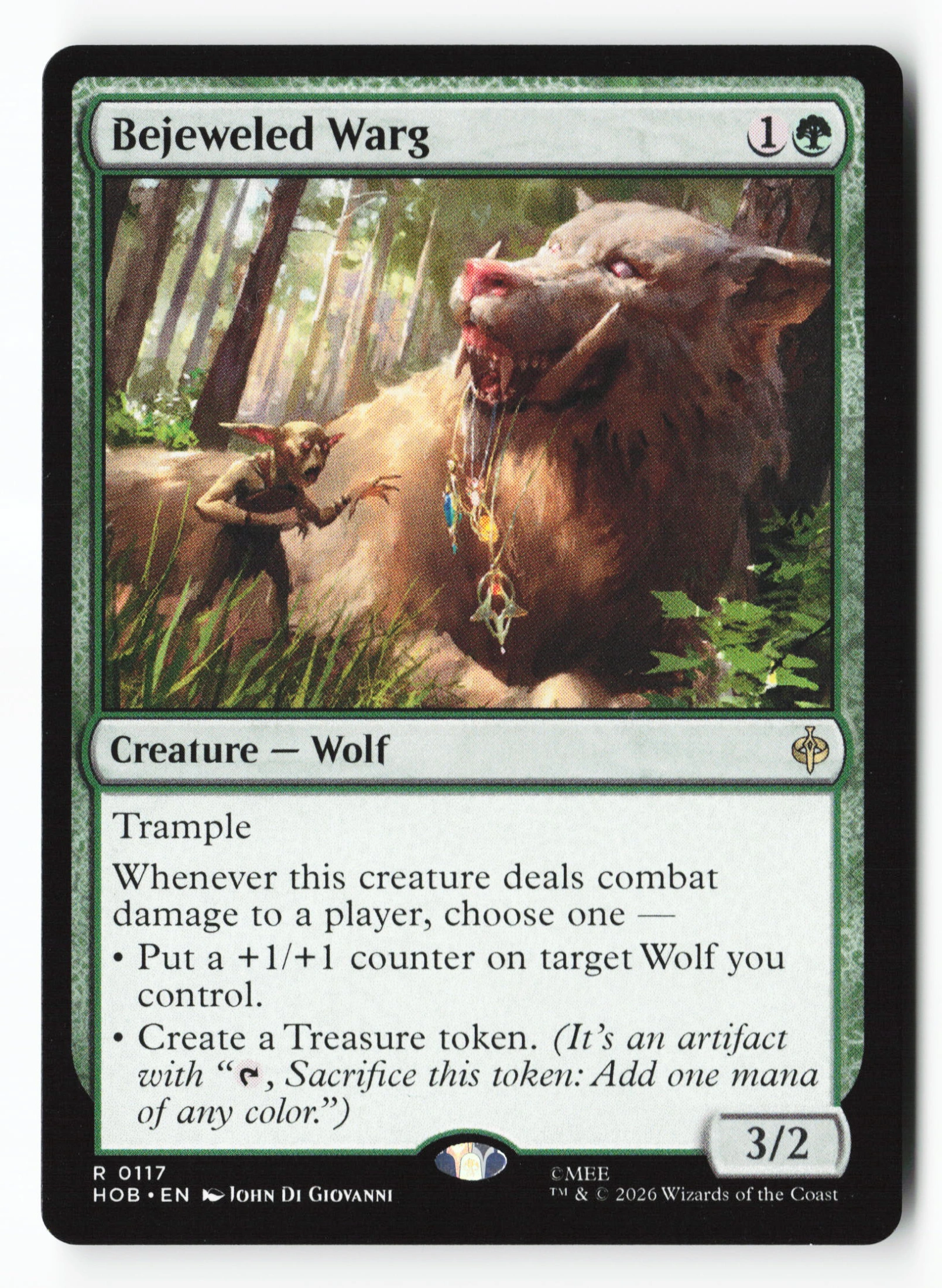 Bejeweled Warg (HOB 117) — Voorkant