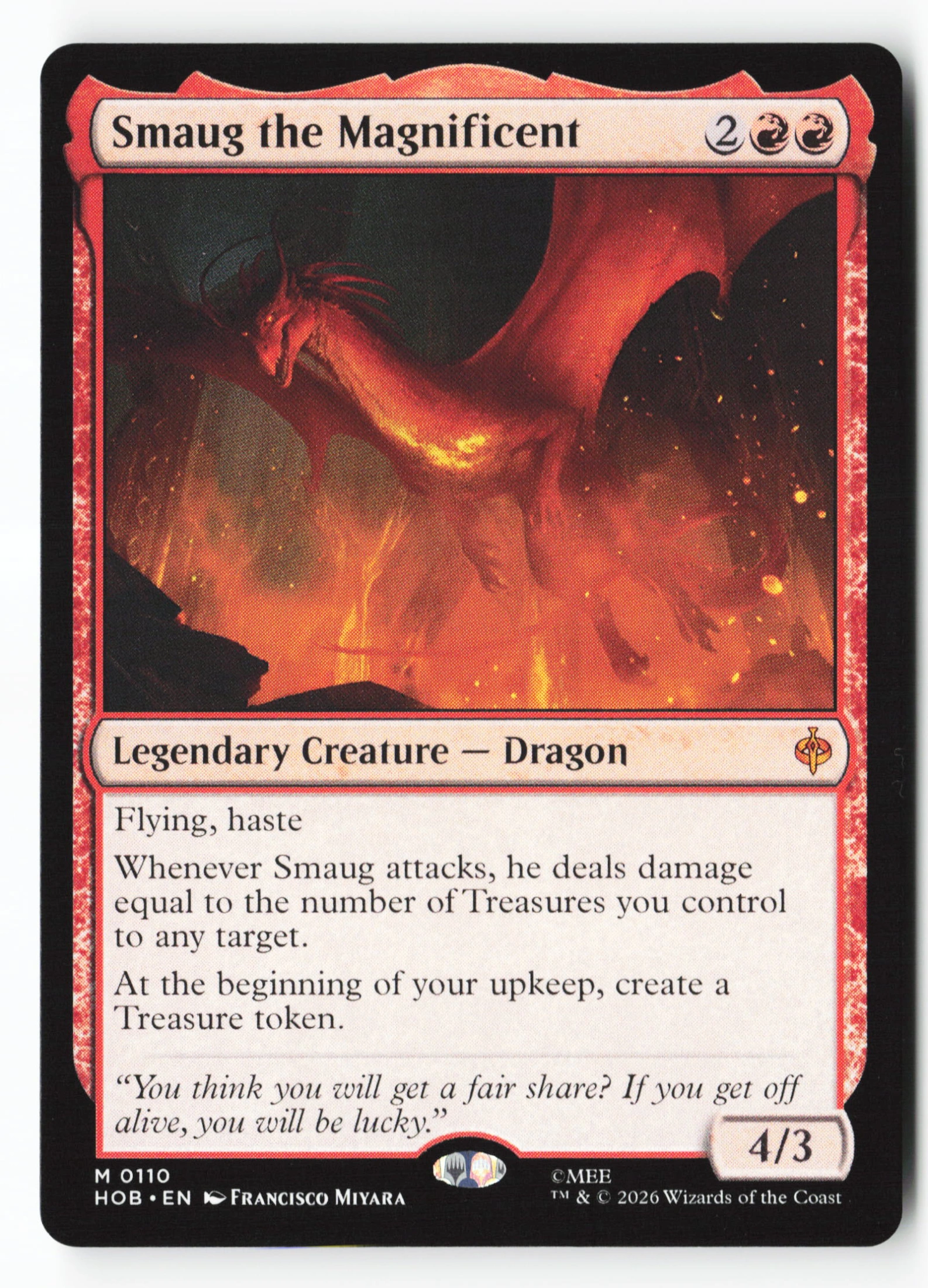 Smaug the Magnificent (HOB 110) — Voorkant