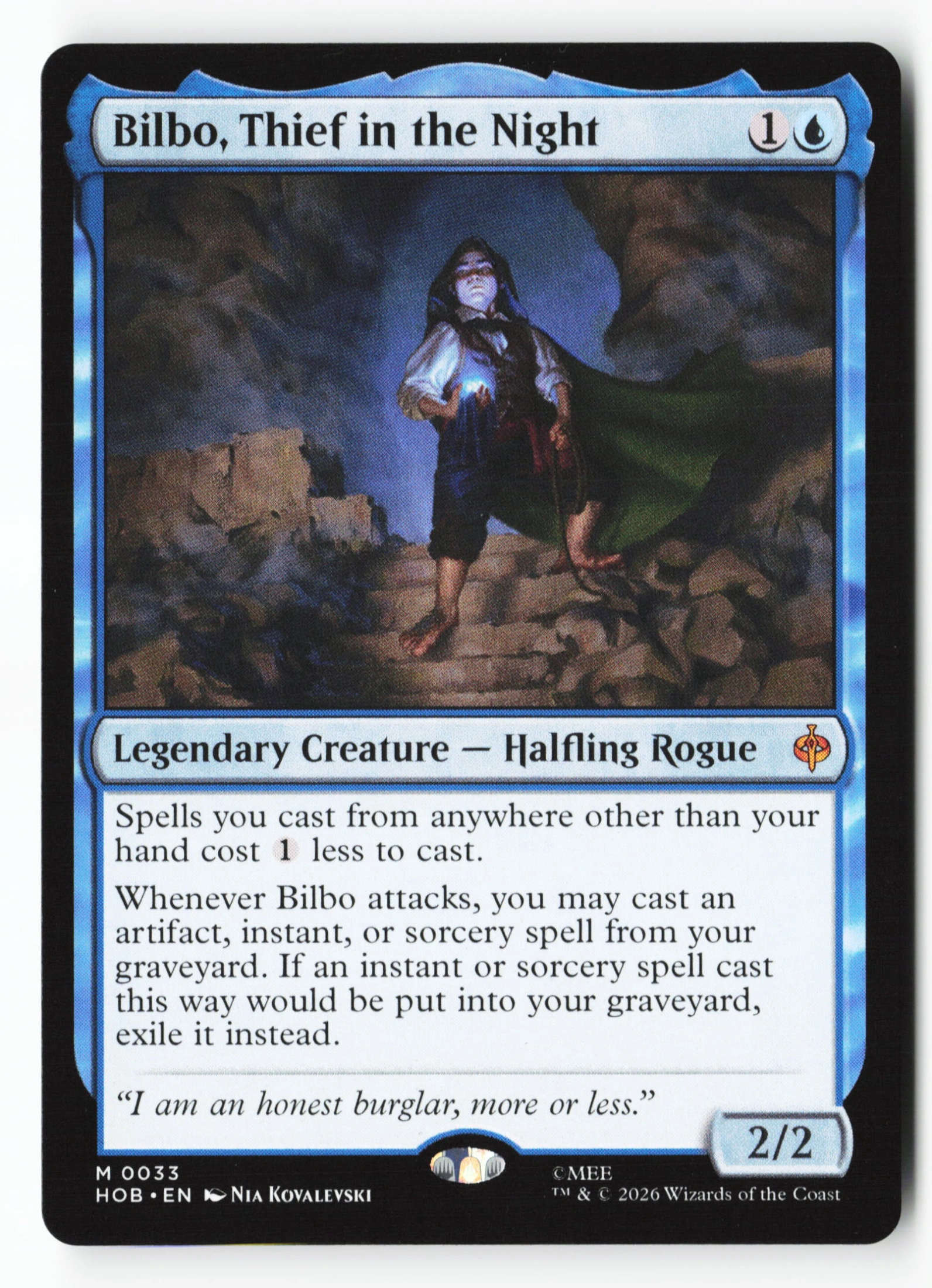 Bilbo, Thief in the Night (HOB 033) — Voorkant