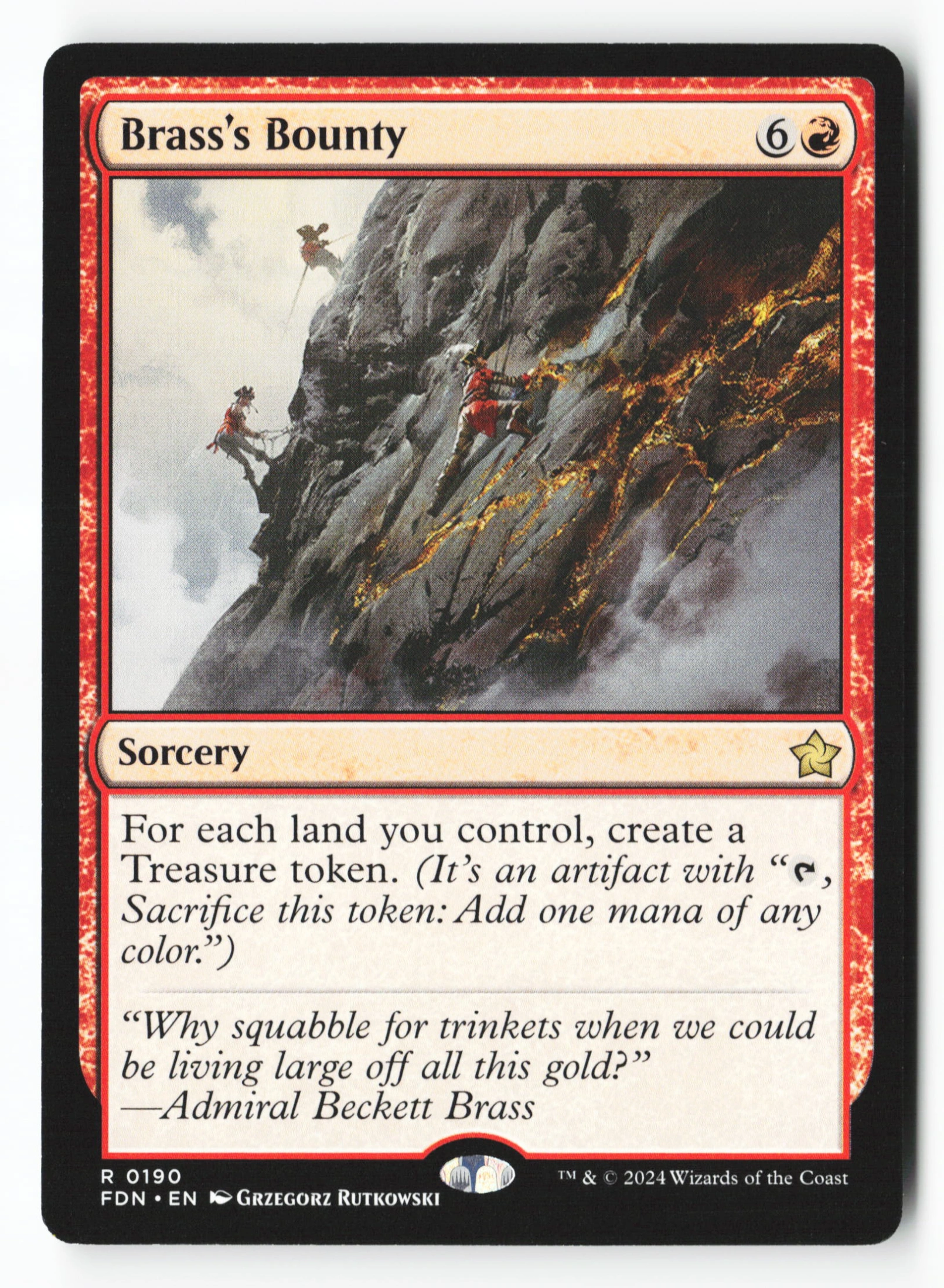 Brass's Bounty (FDN 190) — Voorkant