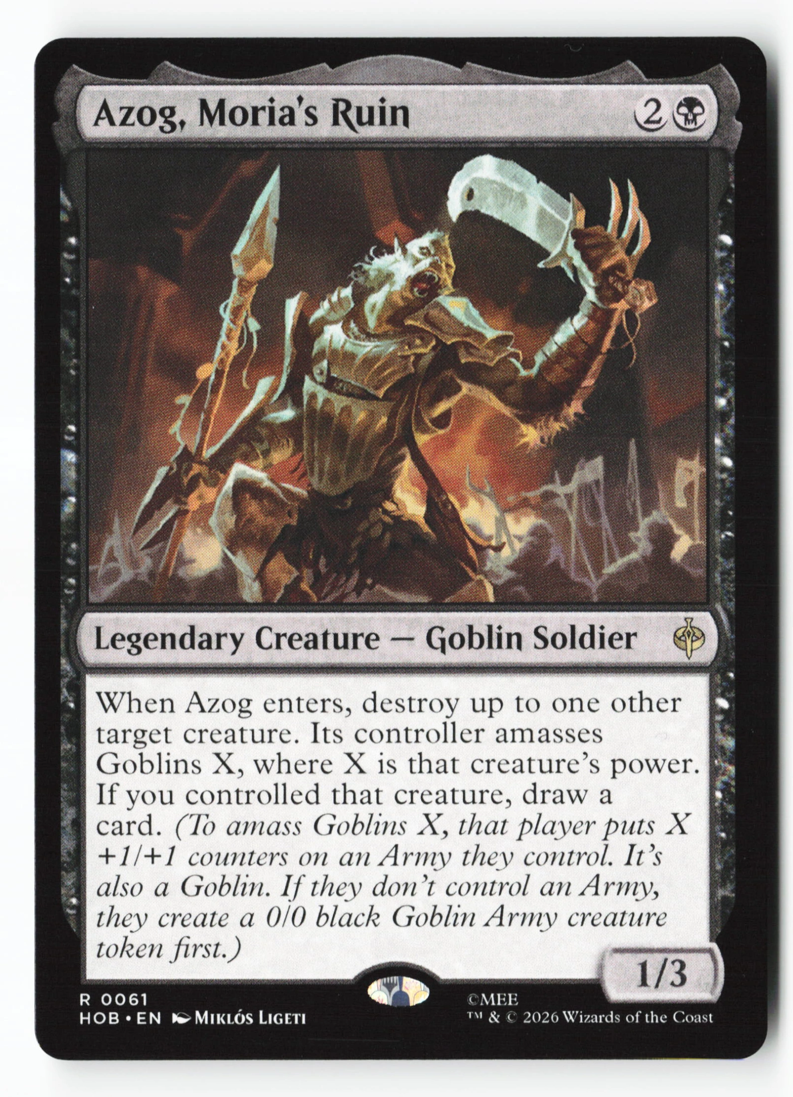Azog, Moria's Ruin (HOB 061) — Voorkant