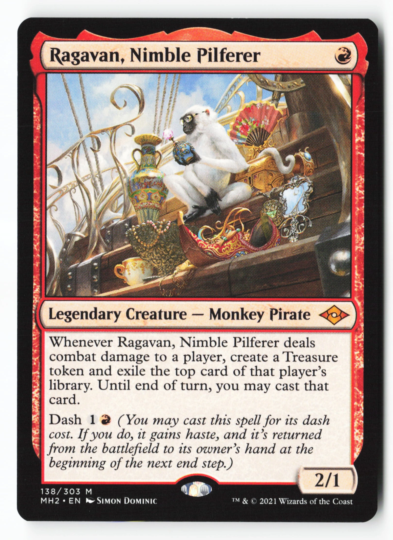 Ragavan, Nimble Pilferer (MH2 138) — Voorkant