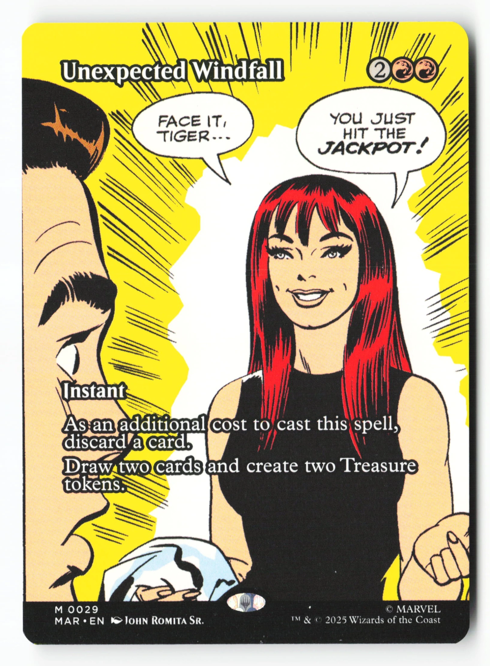 Unexpected Windfall (MAR 029) — Voorkant