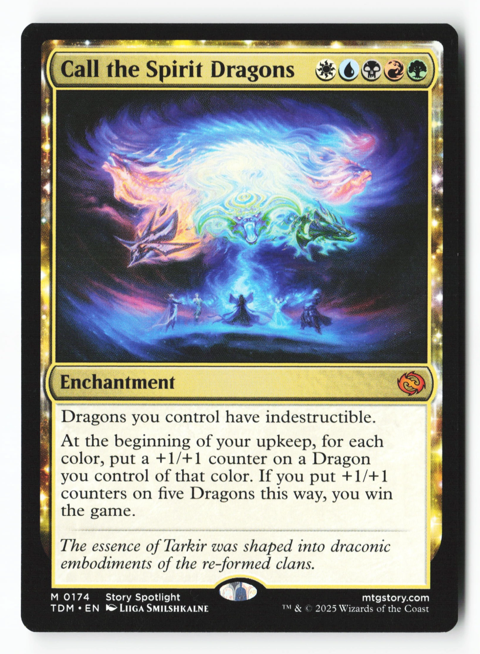 Call the Spirit Dragons (TDM 174) — Voorkant