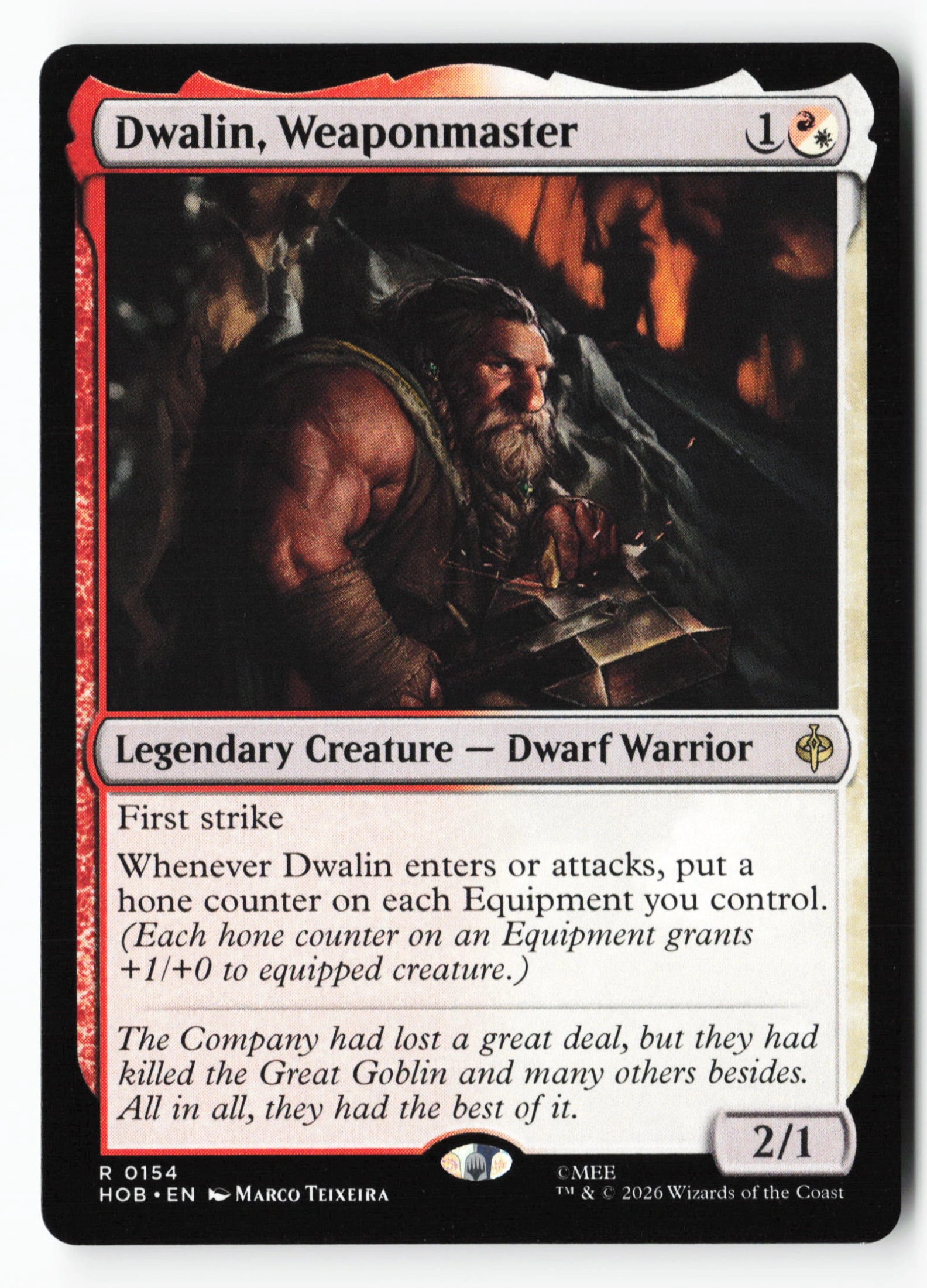 Dwalin, Weaponmaster (HOB 154) — Voorkant