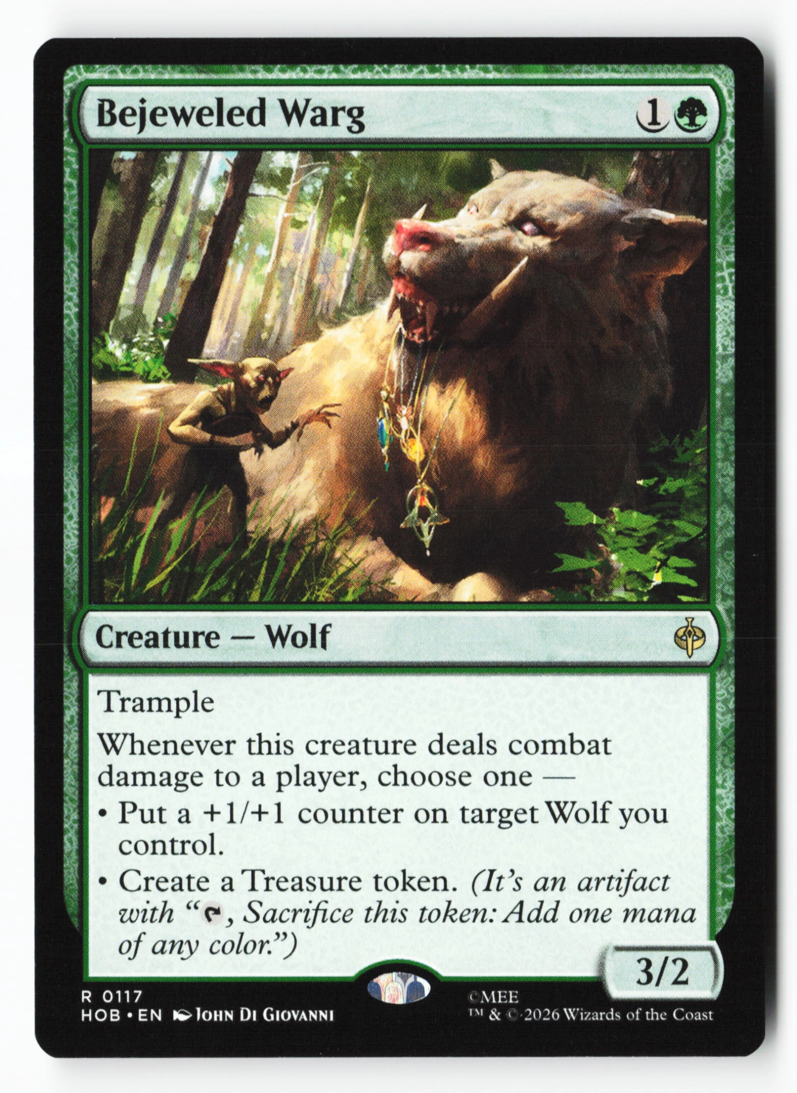 Bejeweled Warg (HOB 117) — Voorkant