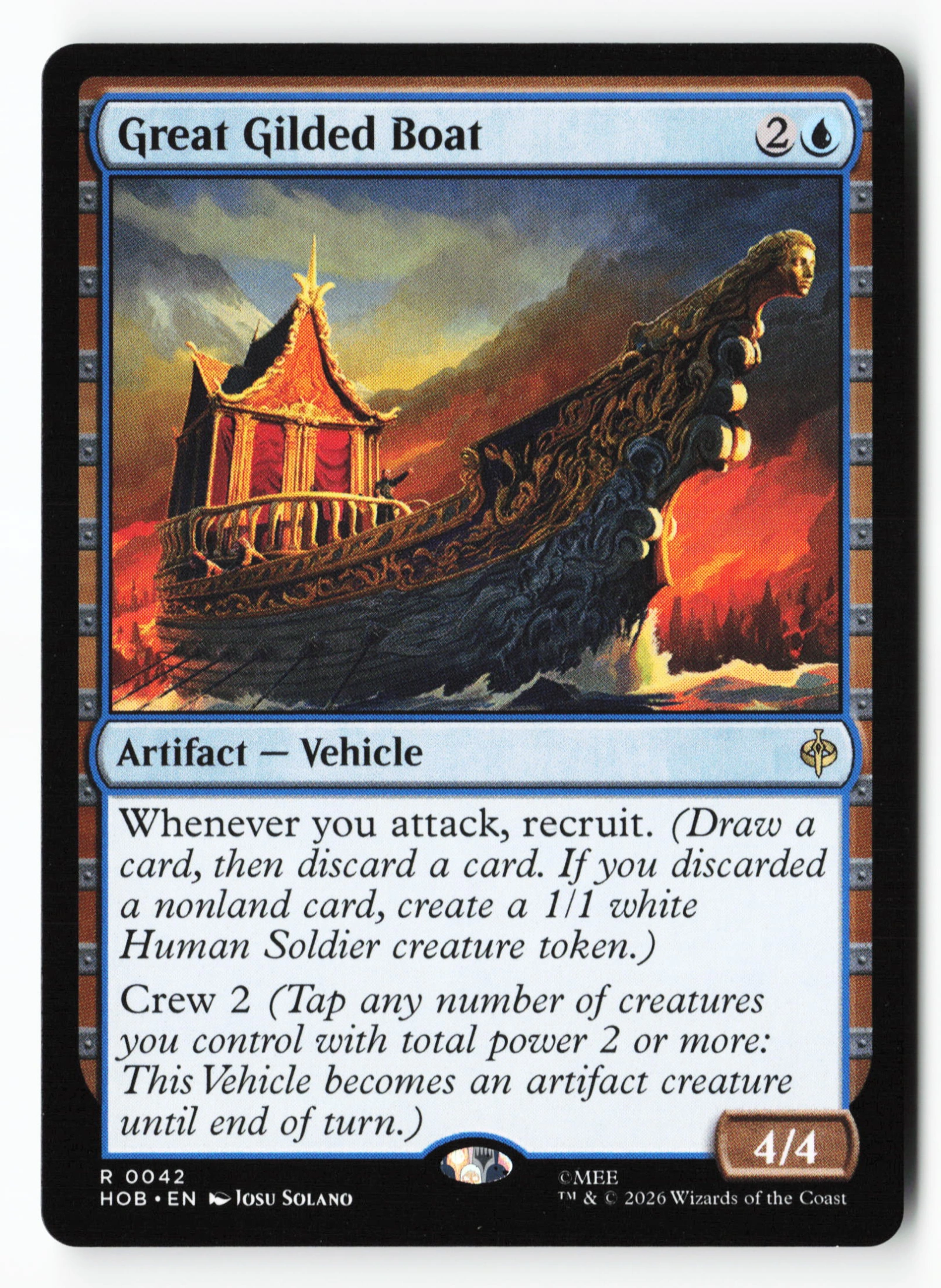 Great Gilded Boat (HOB 042) — Voorkant