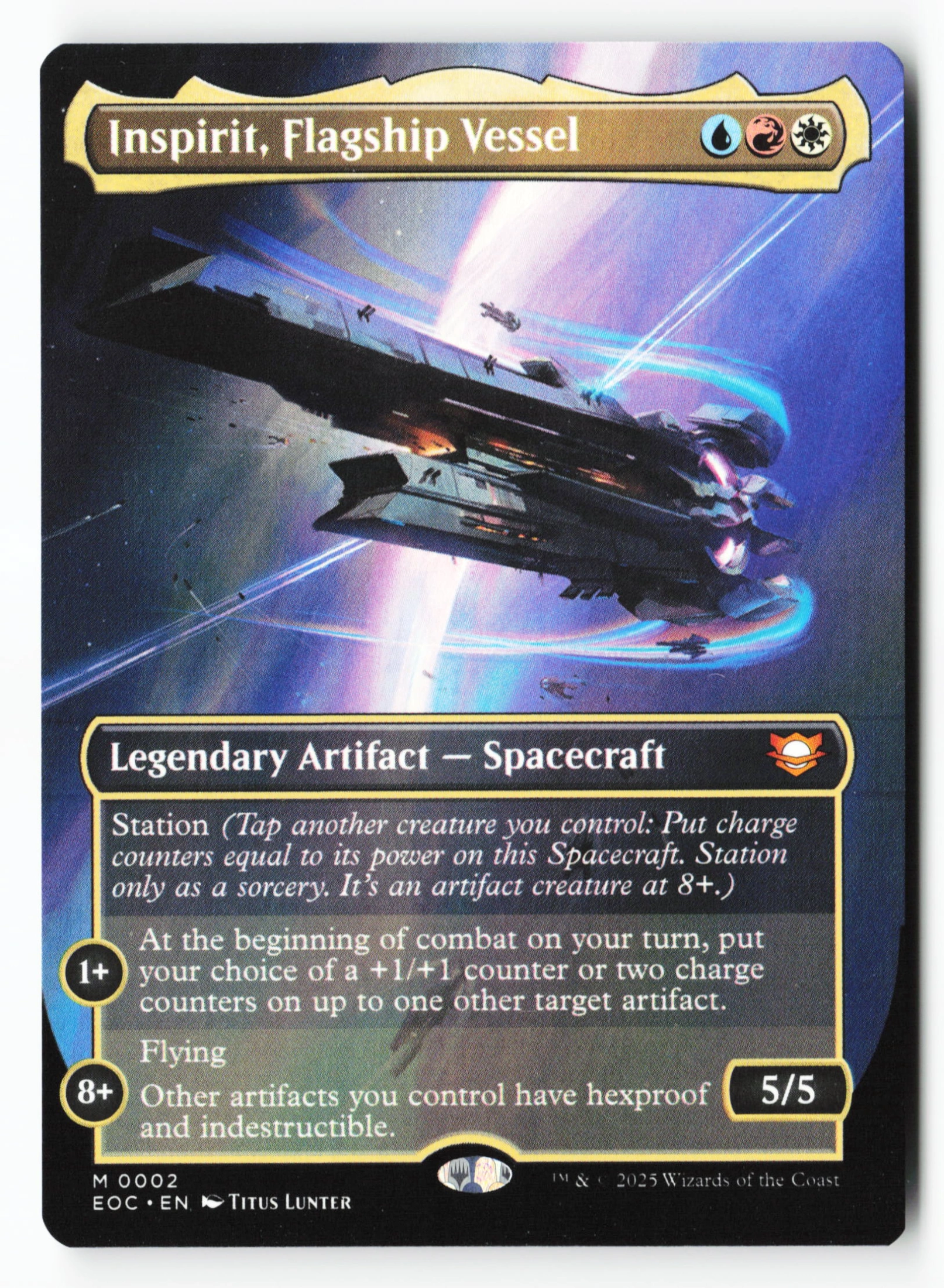 Inspirit, Flagship Vessel (EOC 002) — Voorkant