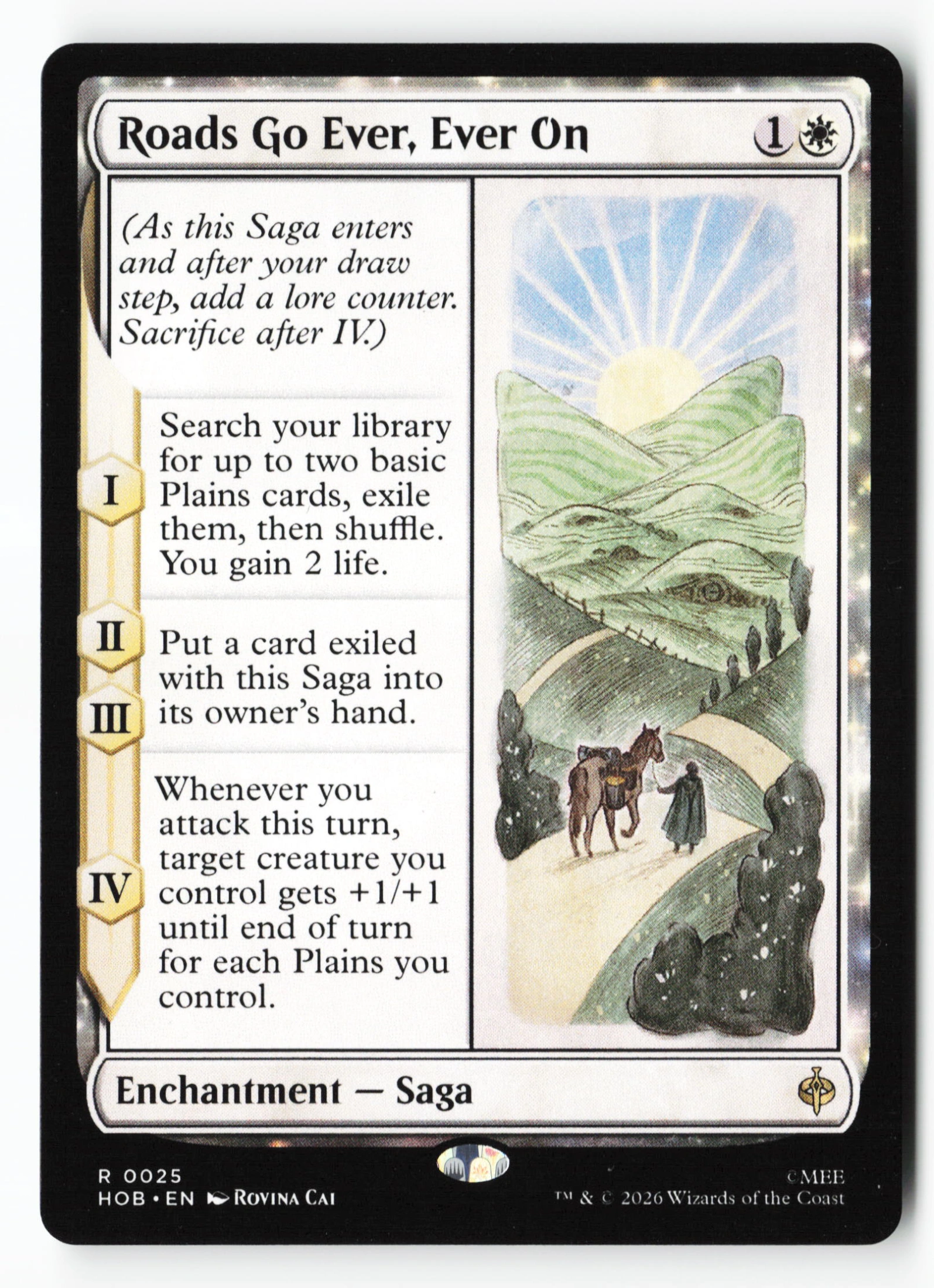Roads Go Ever, Ever On (HOB 025) — Voorkant